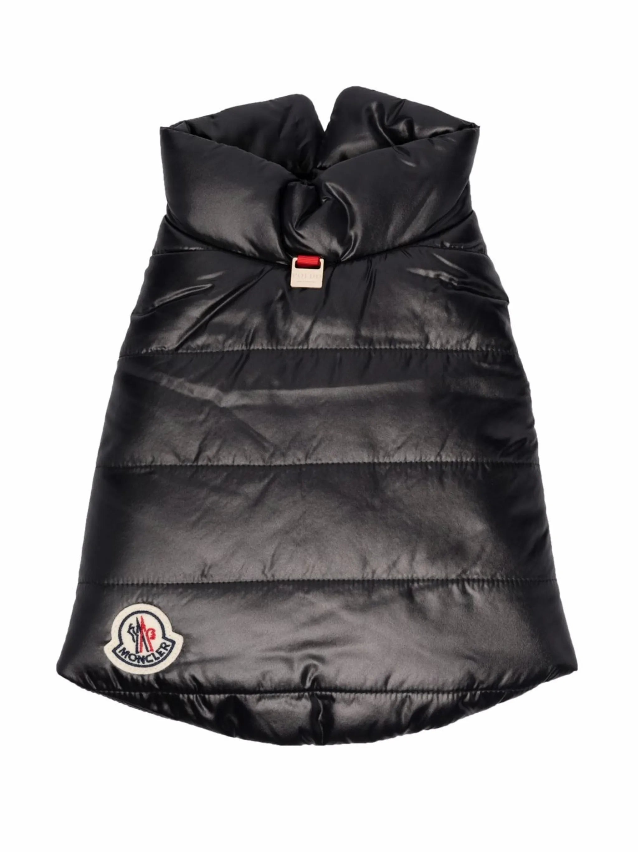 x Poldo logo-patch padded dog coat