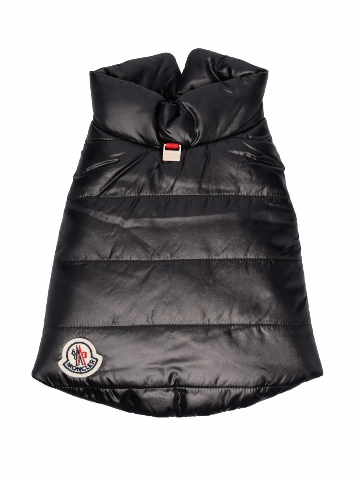 x Poldo logo-patch padded dog coat