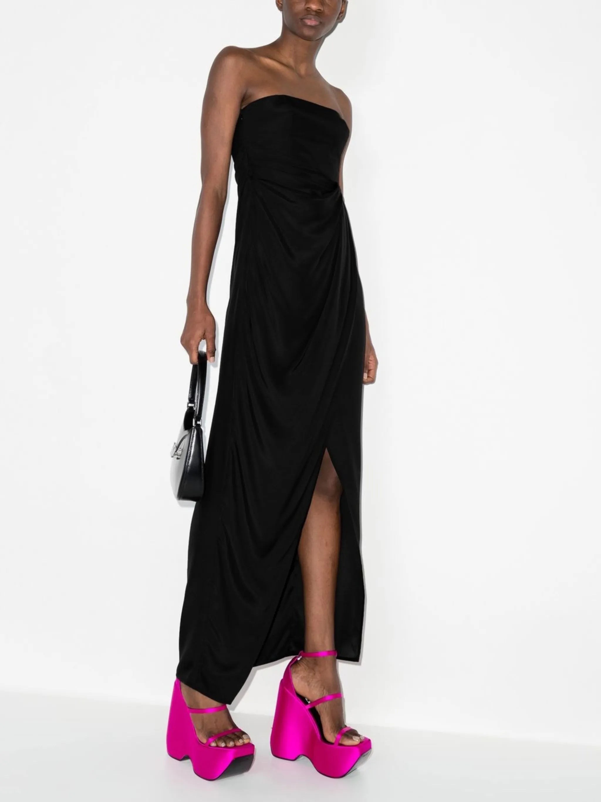 Lica silk wrap dress