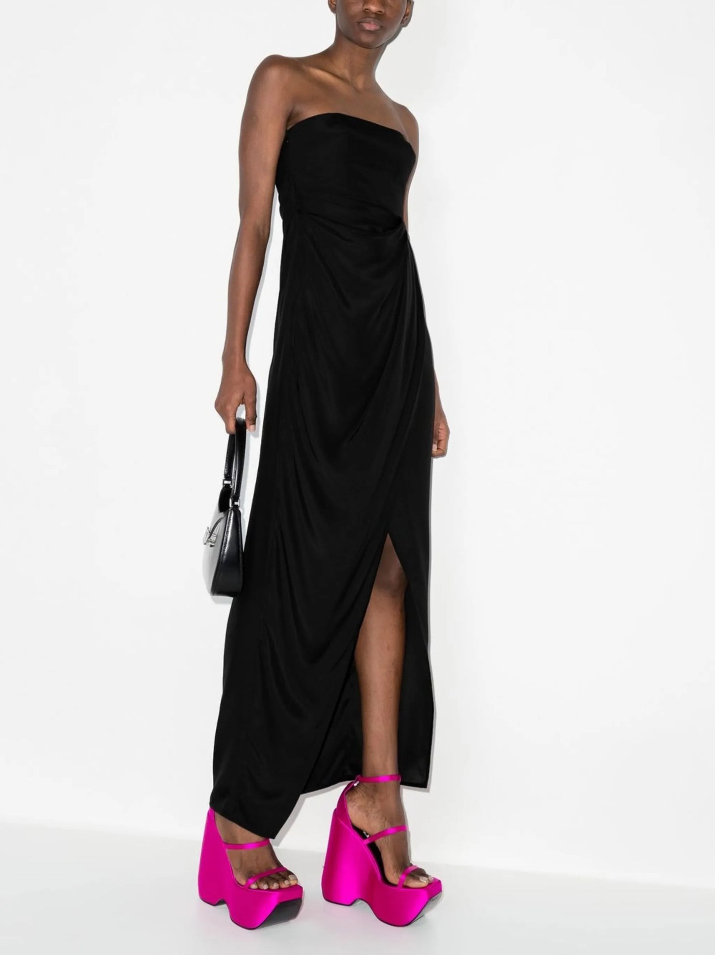 Lica silk wrap dress