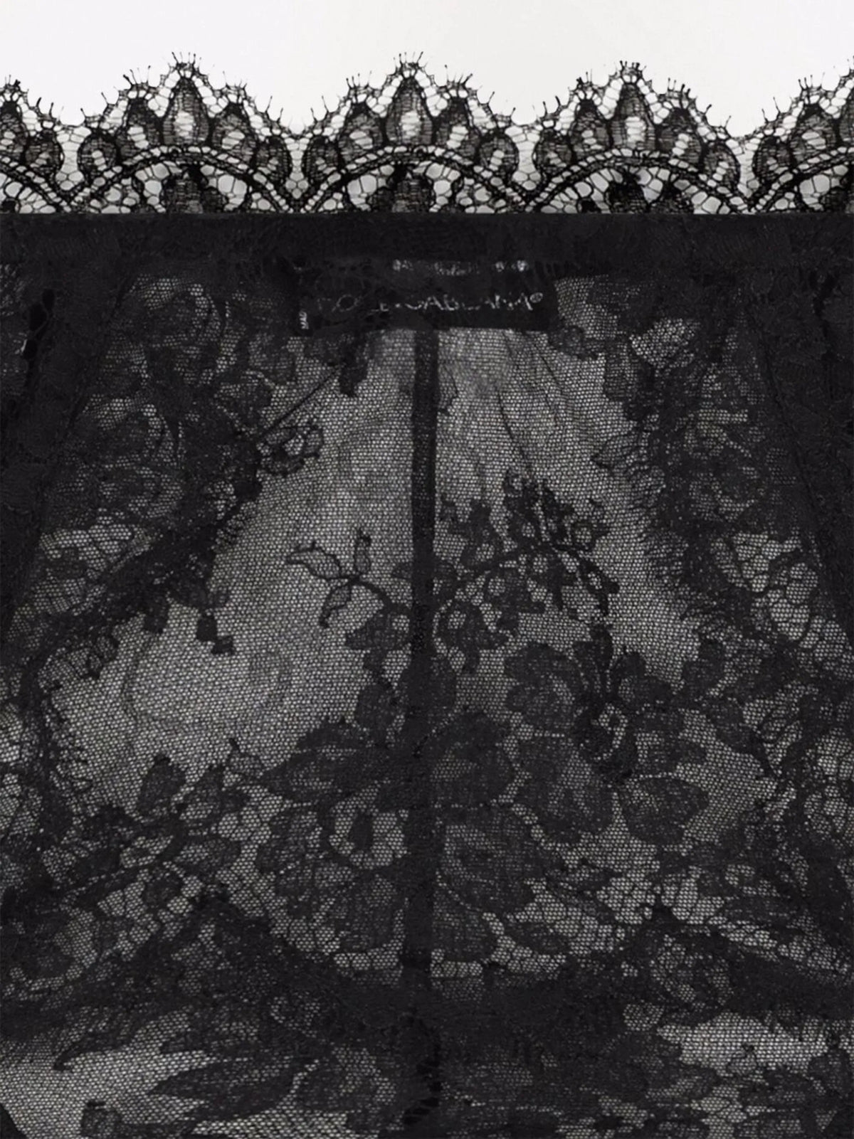 high-waisted lace briefs