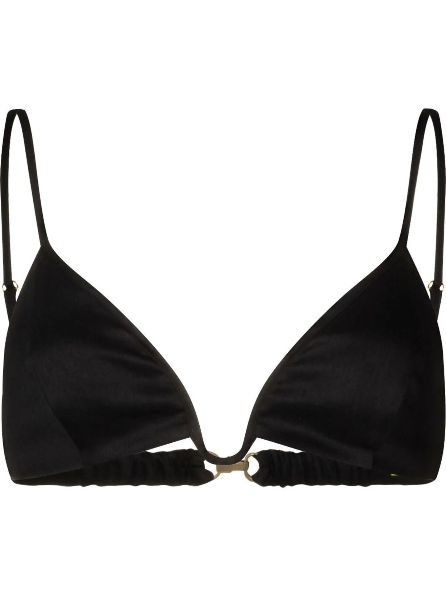 Parras triangle stretch-linen bralette