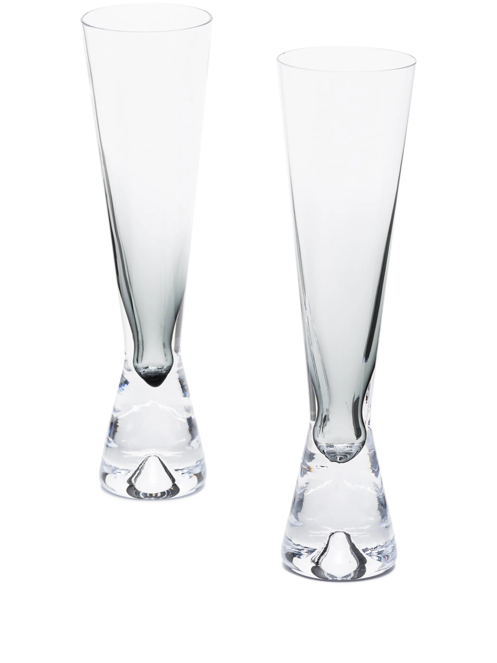 Tank set of two Champagne glasses