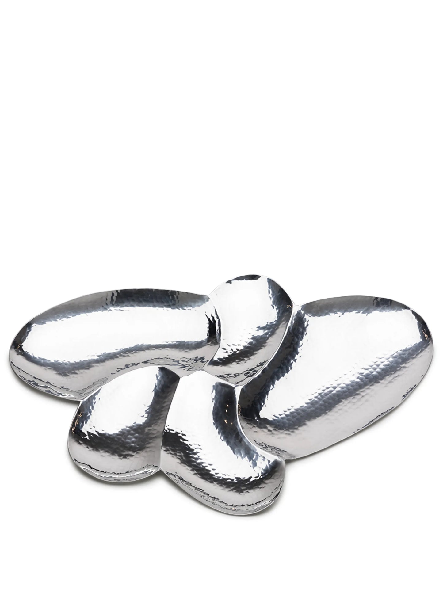 Cloud hammered platter