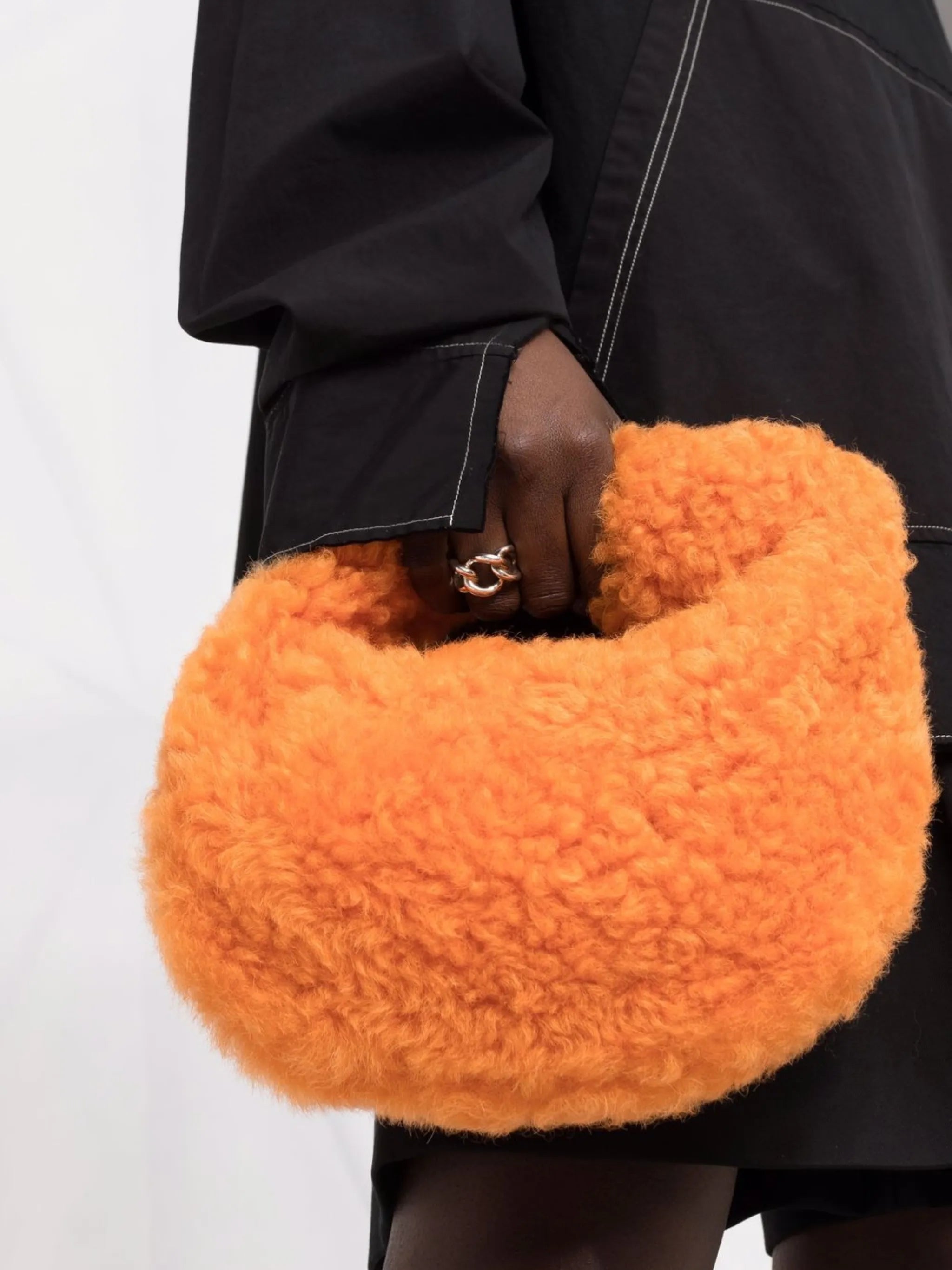 shearling Jodie tote bag