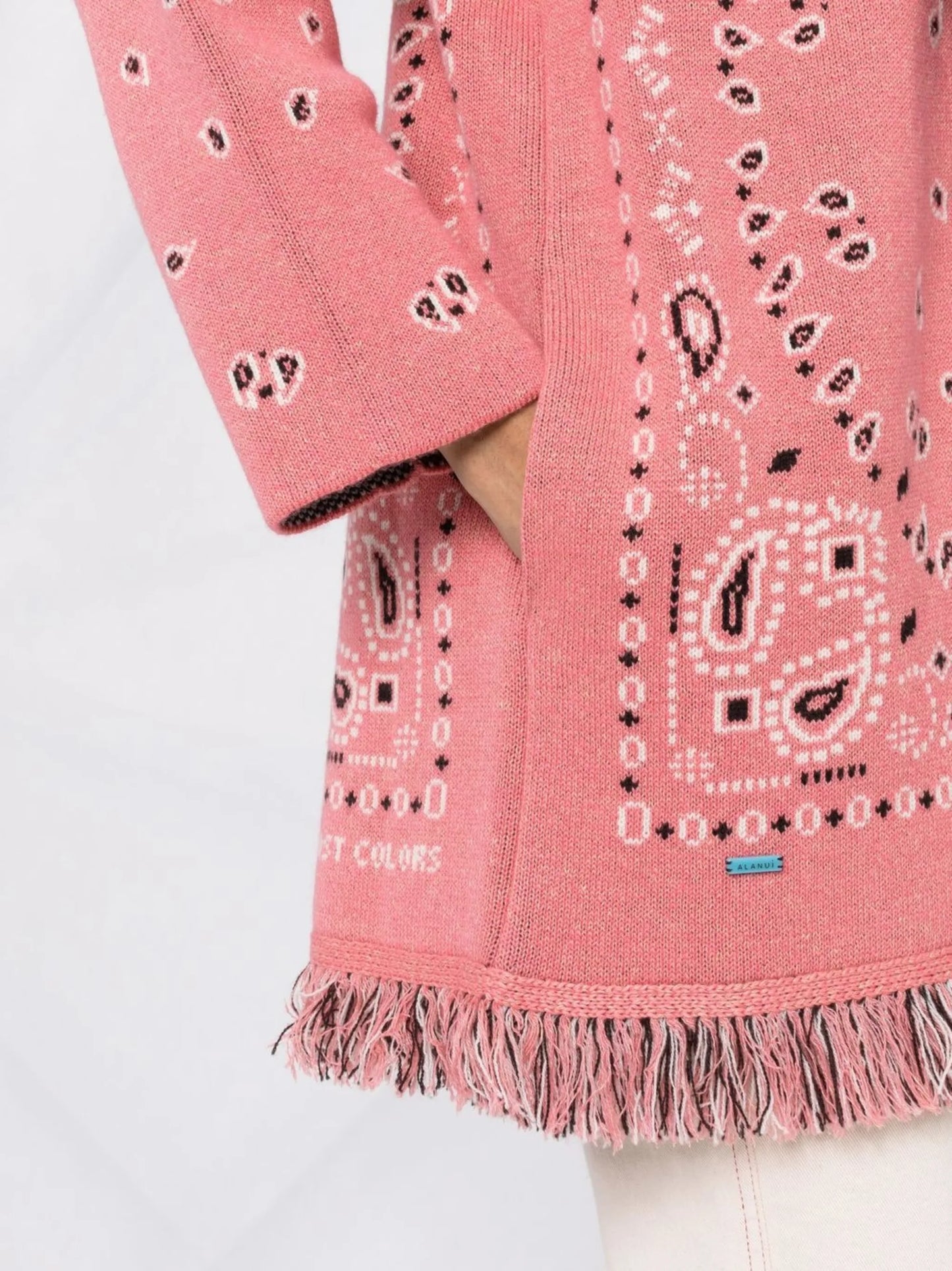 Icon bandana jacquard cardigan