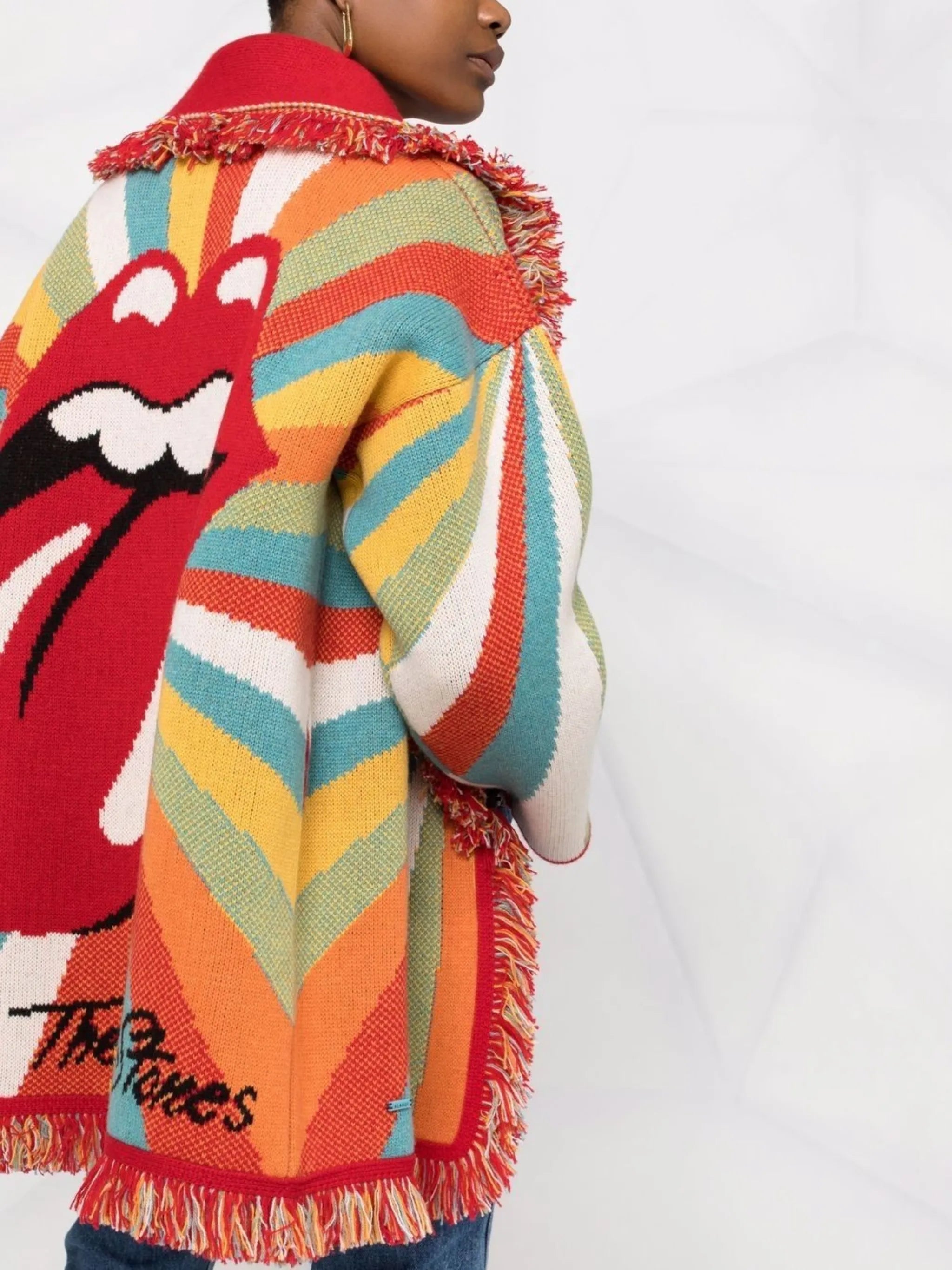 Psychedelic Lips Icon cardigan