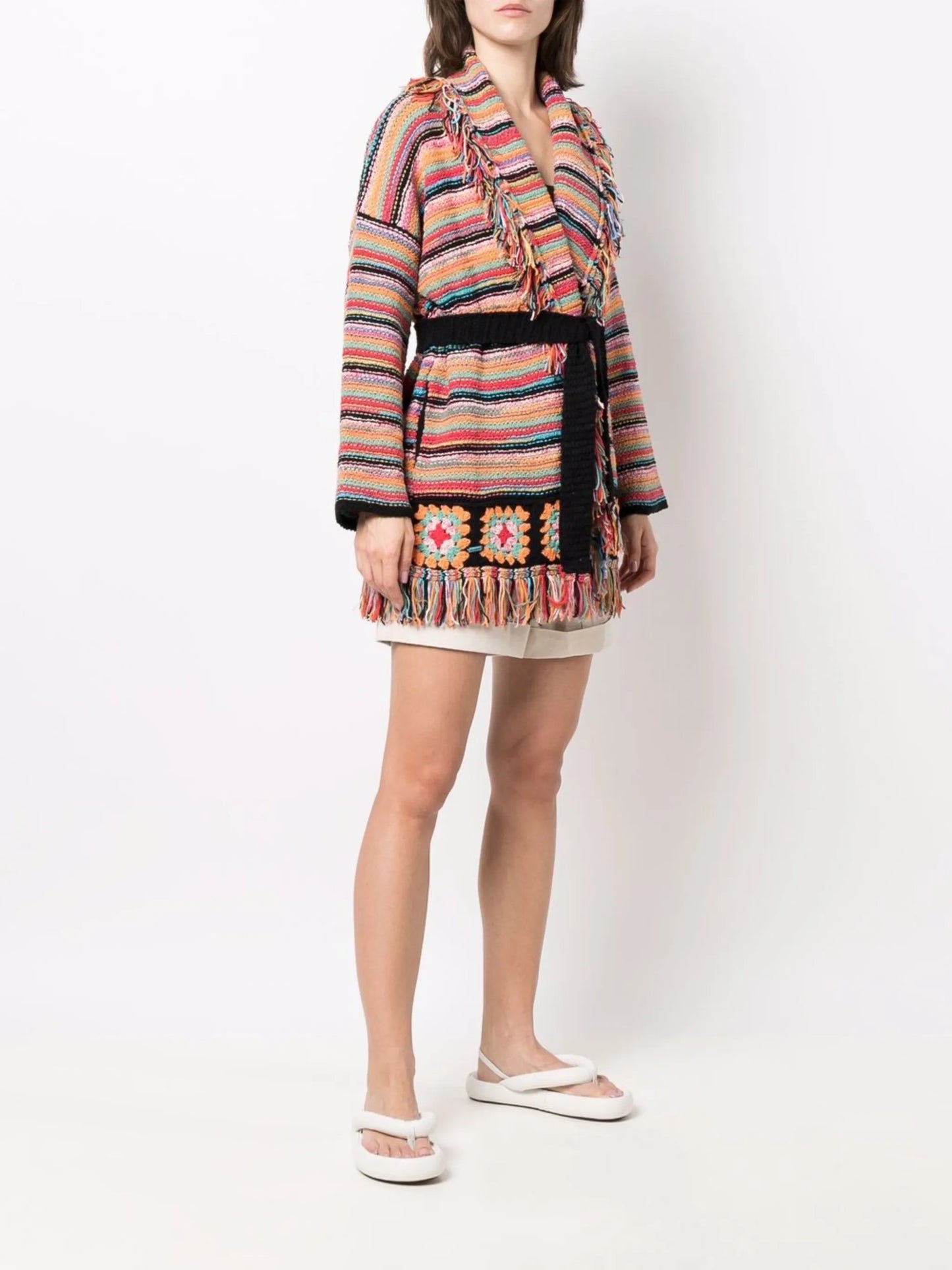 Take It Easy Icon striped cardigan
