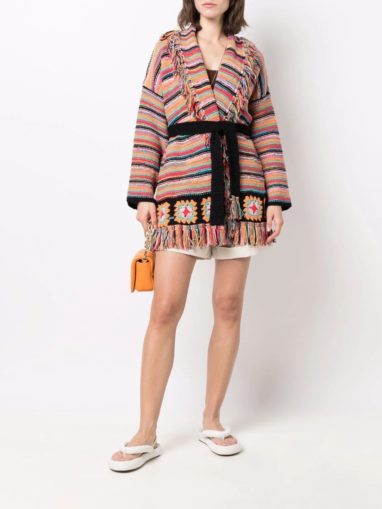 Take It Easy Icon striped cardigan