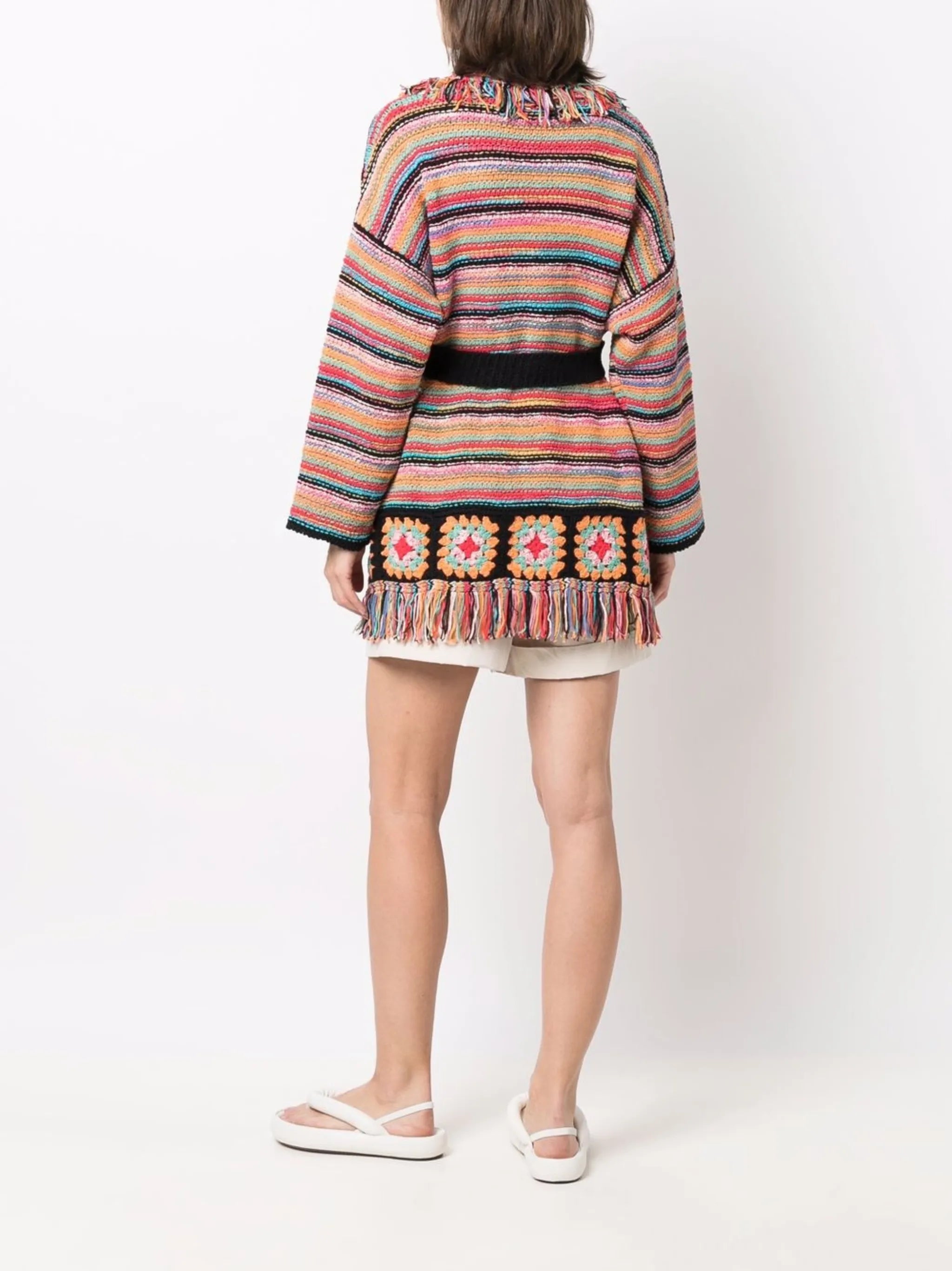 Take It Easy Icon striped cardigan