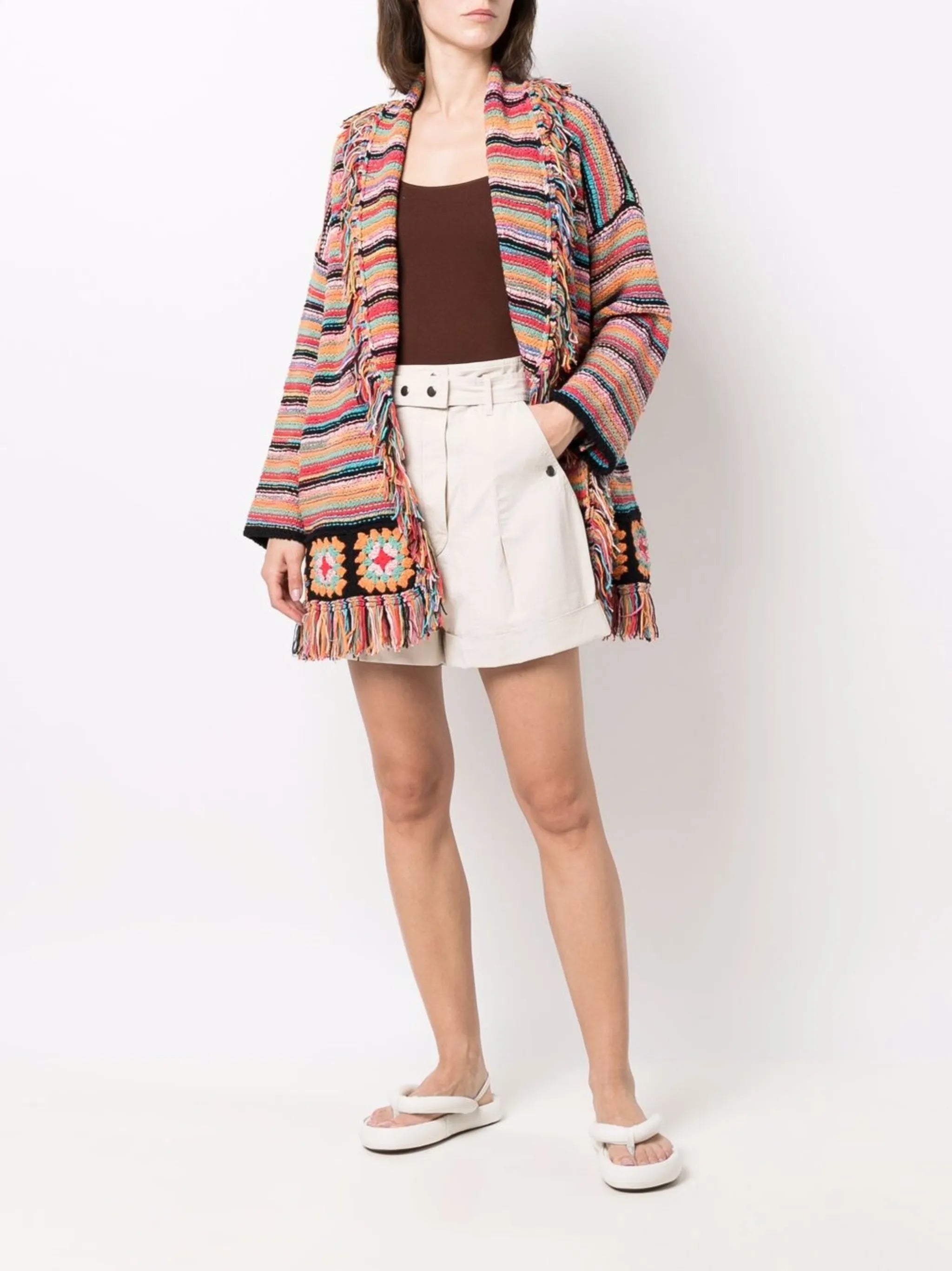 Take It Easy Icon striped cardigan