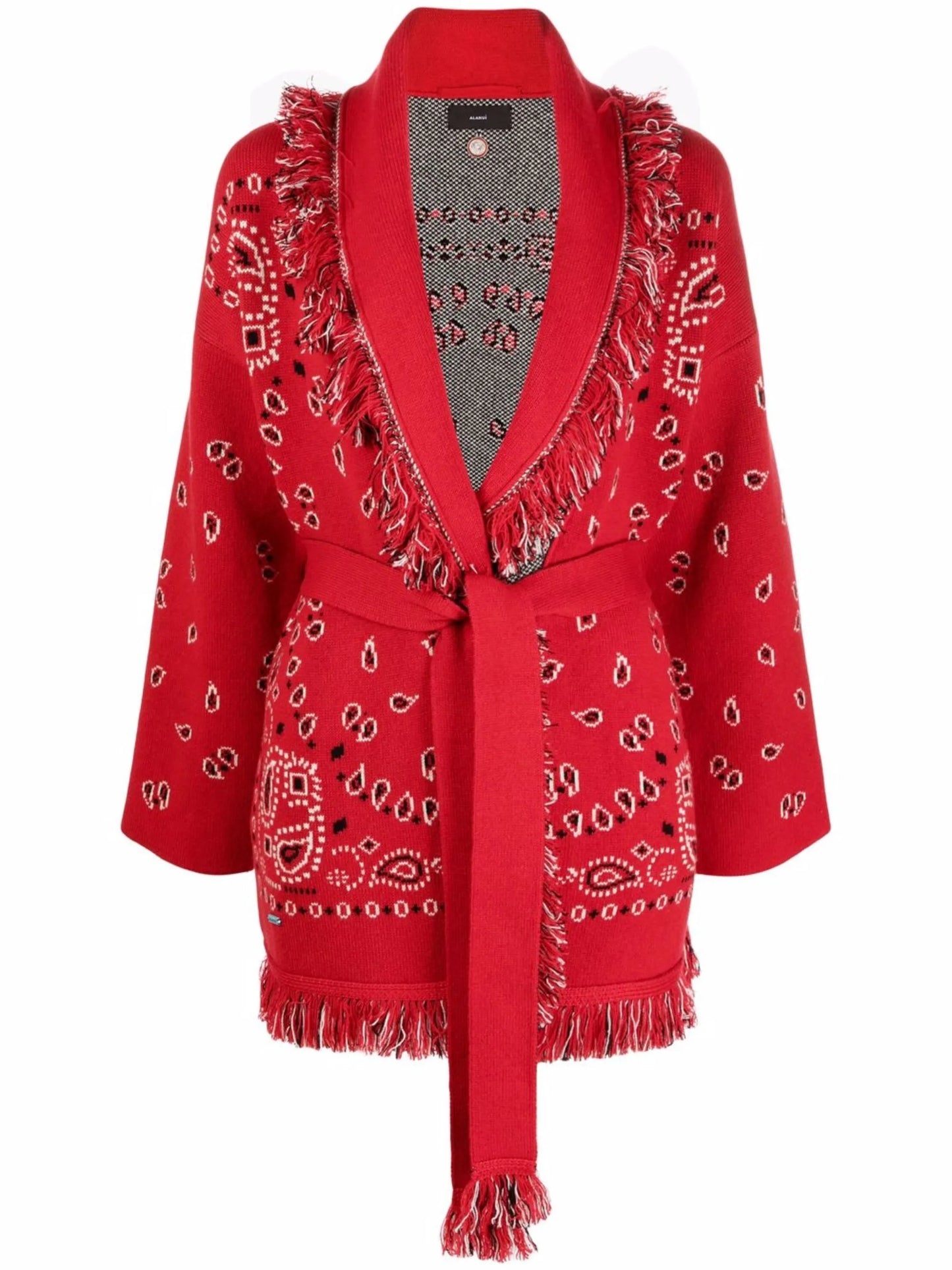 Icon bandana jacquard cardigan