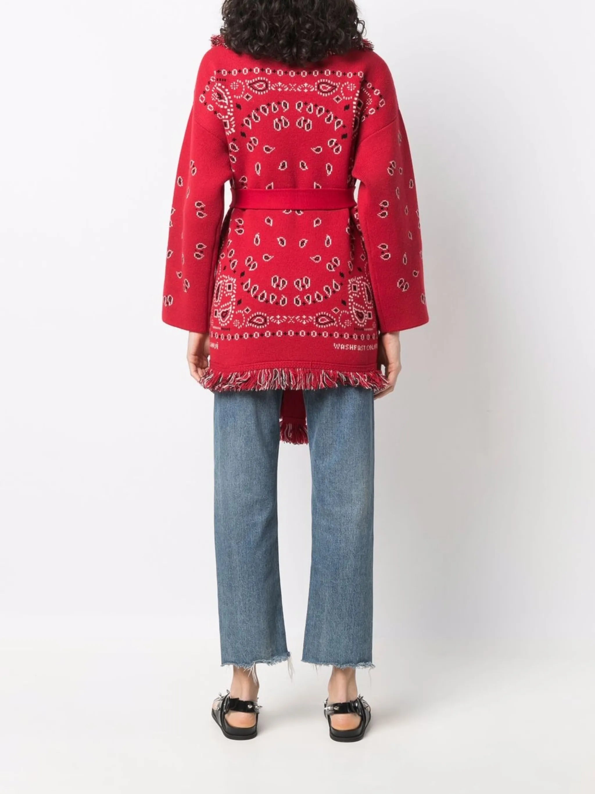 Icon bandana jacquard cardigan