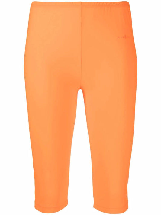 fitted knee-length shorts