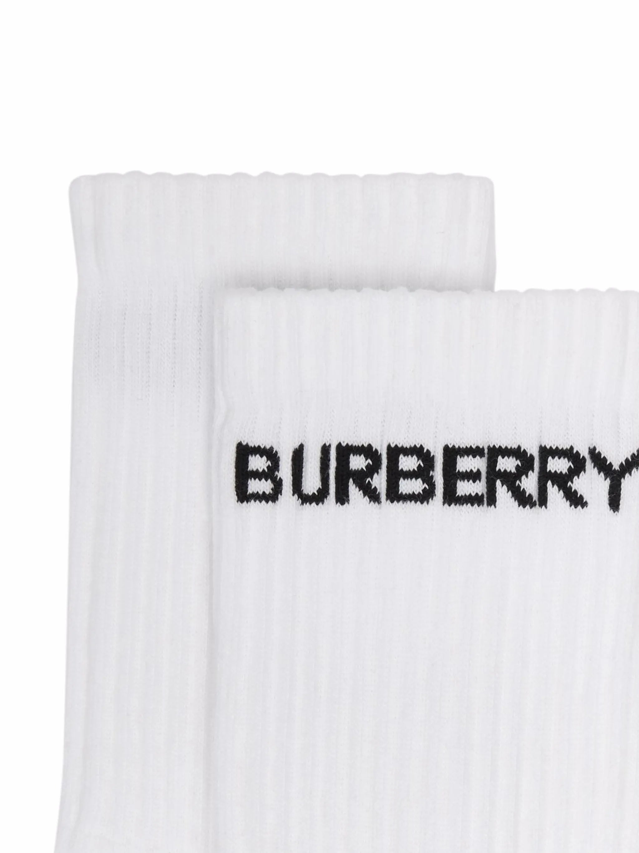 logo-intarsia technical stretch-cotton socks