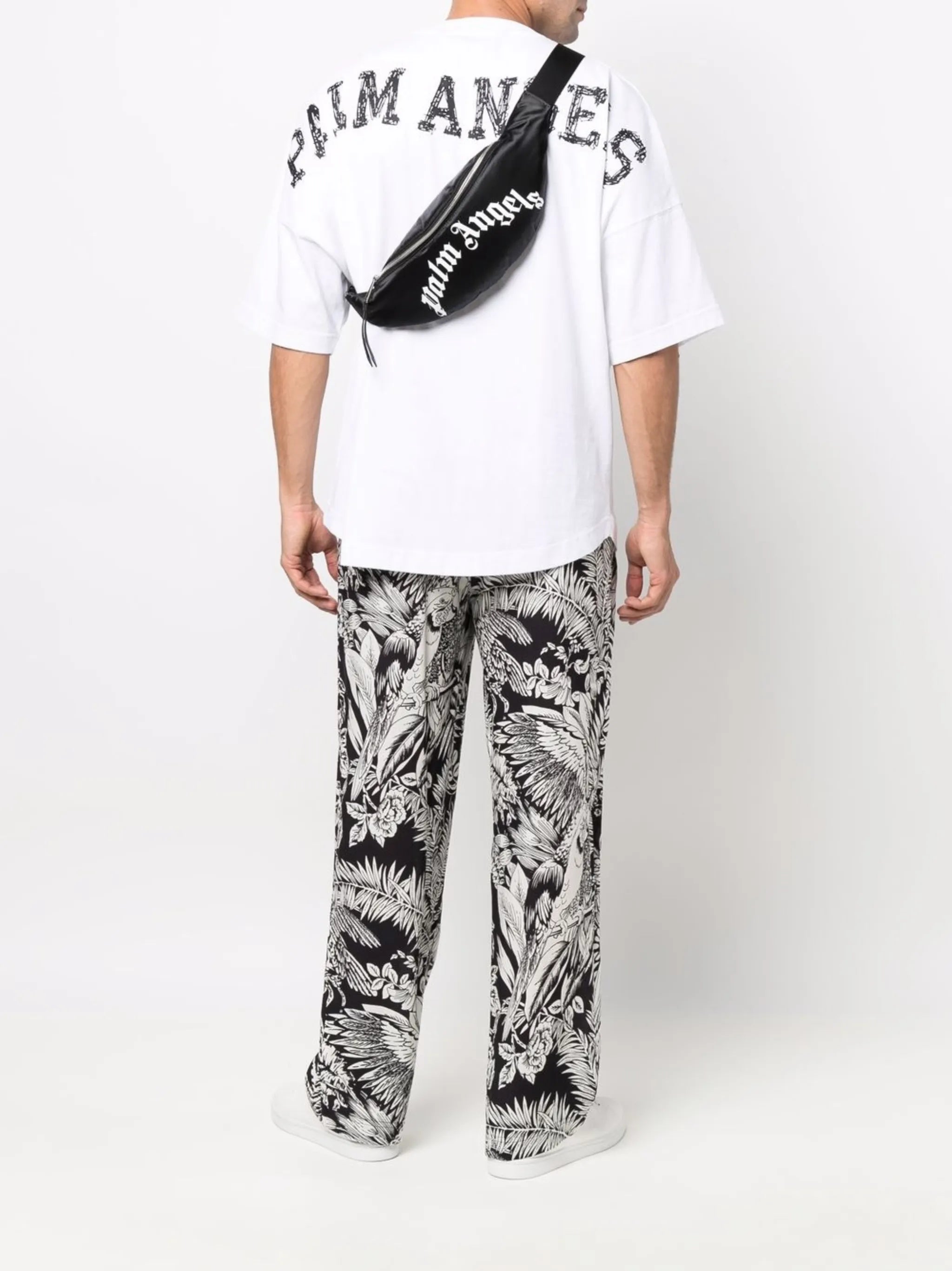 logo-print belt bag
