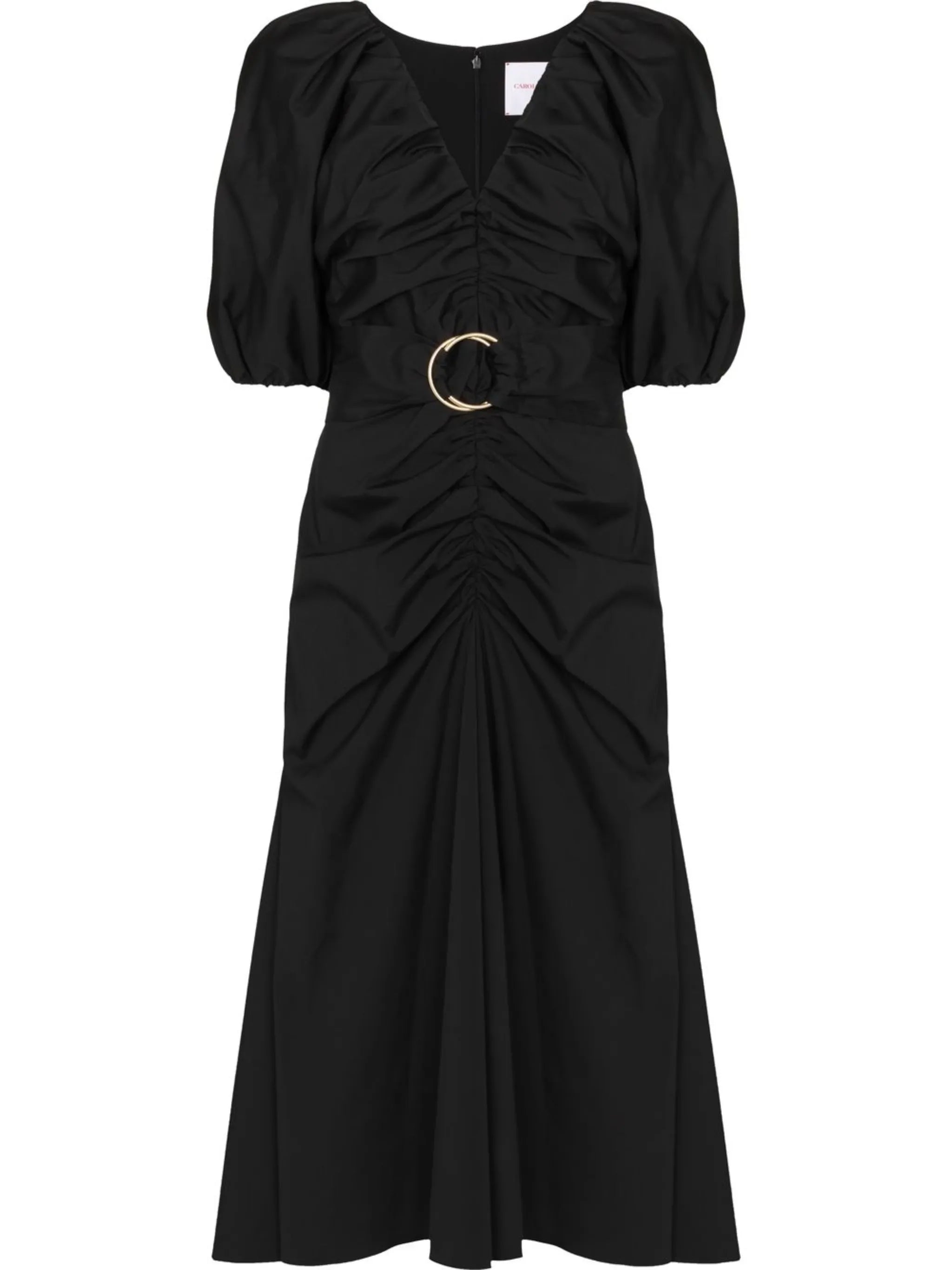 mid-length evening dress