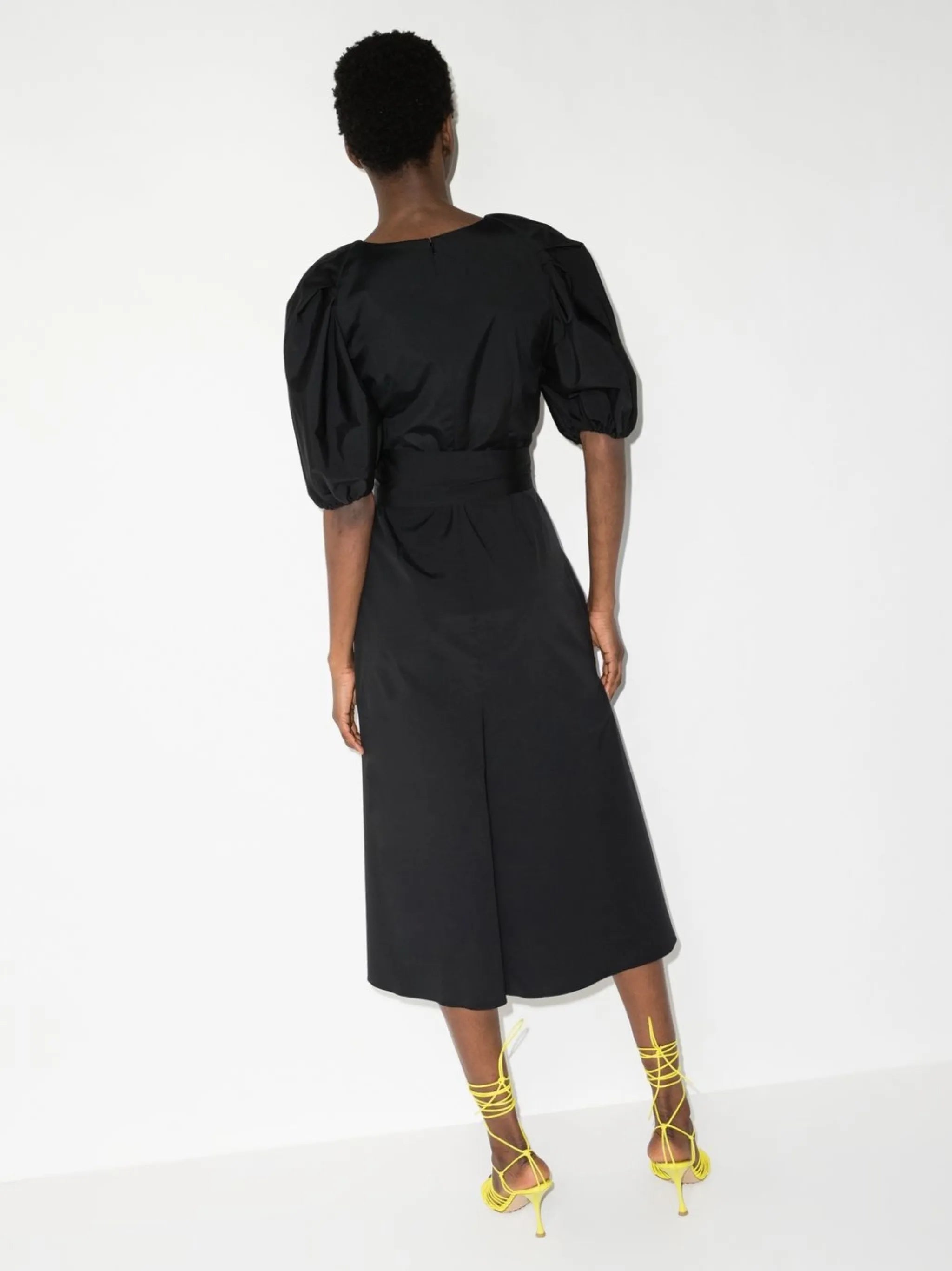 mid-length evening dress