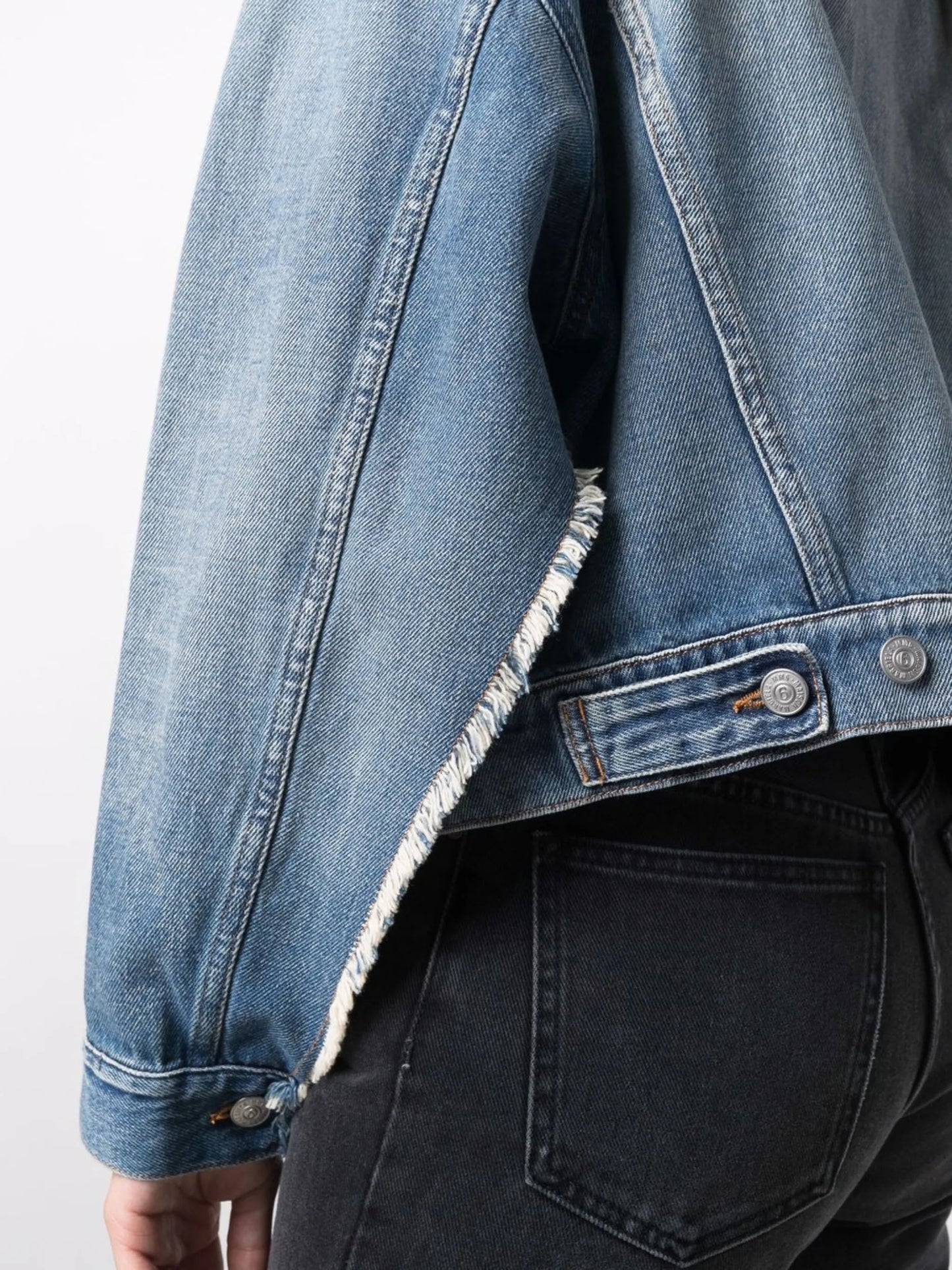 cropped denim jacket