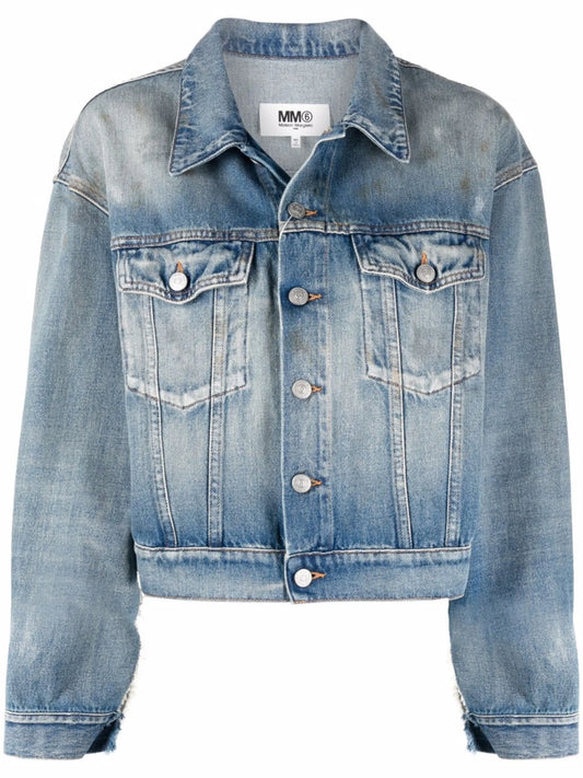 cropped denim jacket