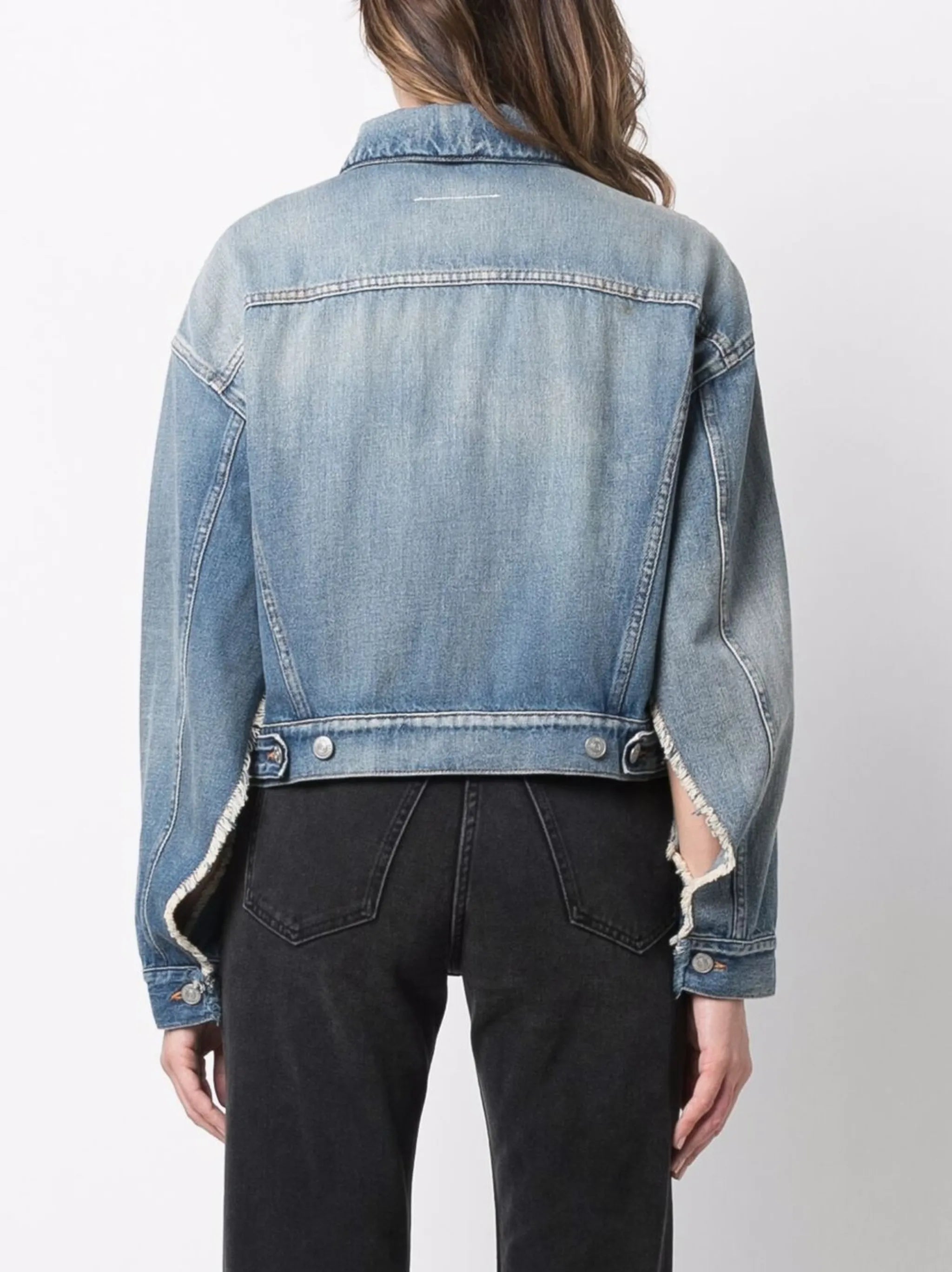cropped denim jacket
