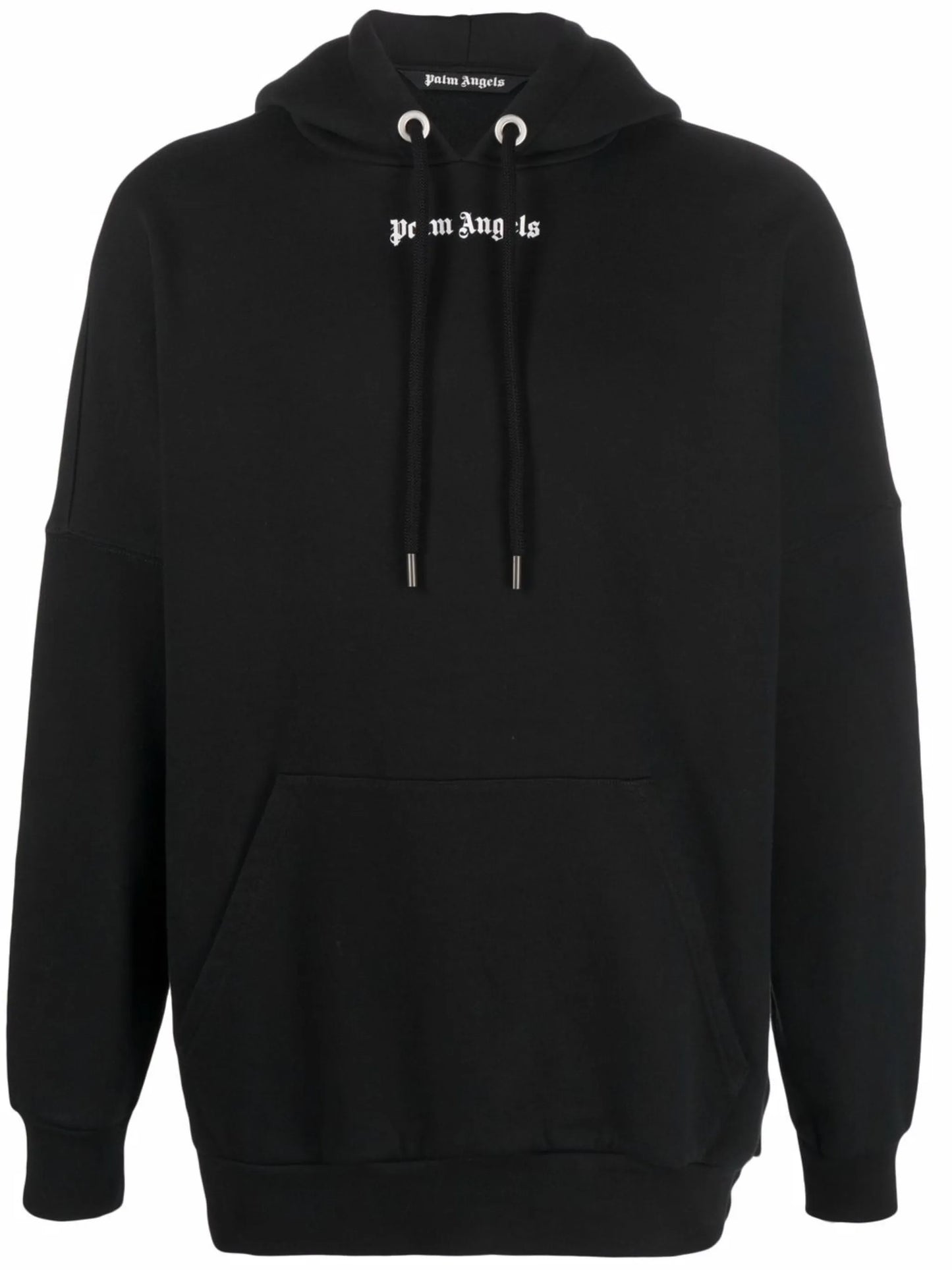 logo-print cotton hoodie