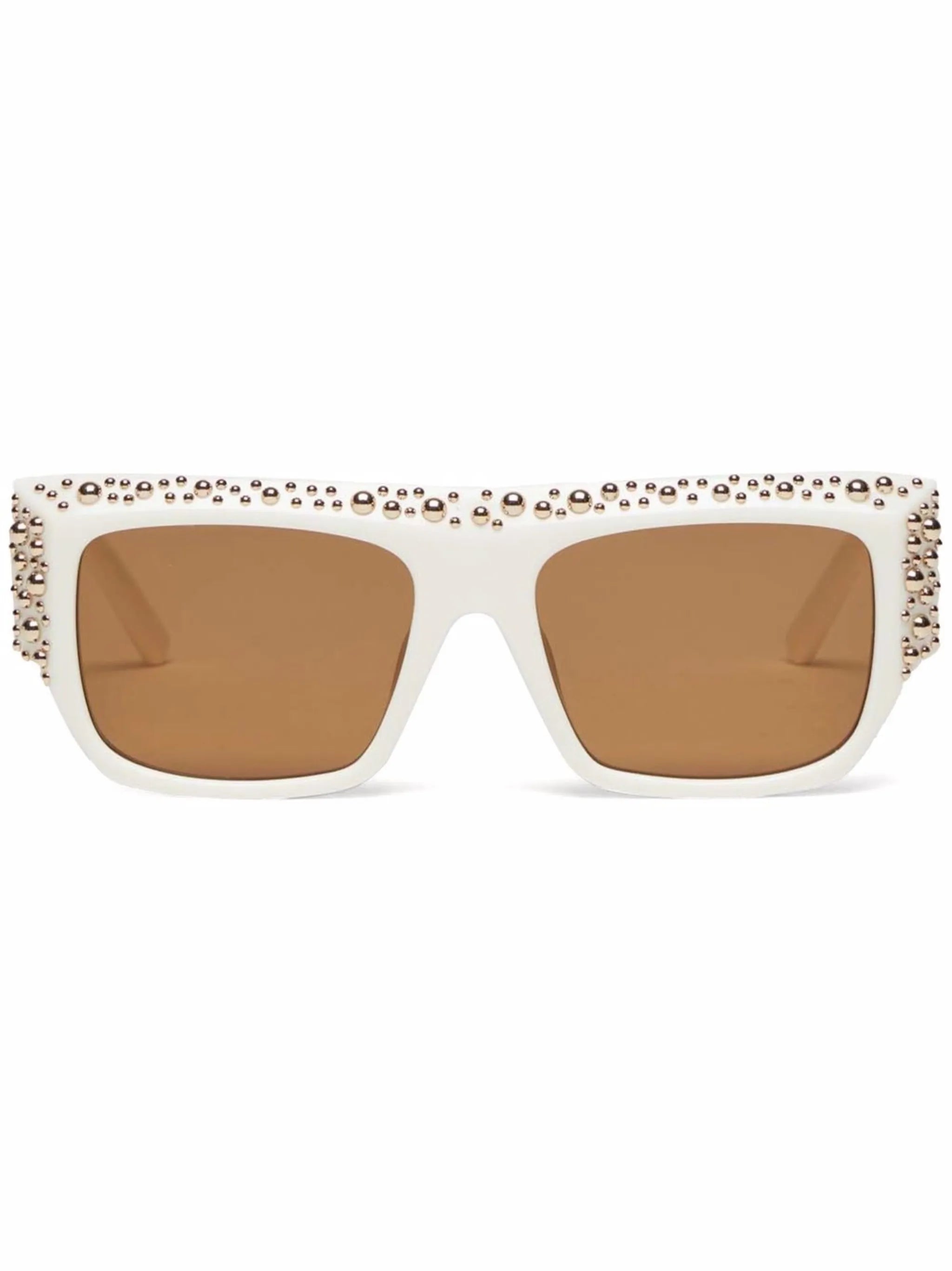 Casablanca studded square-frame sunglasses
