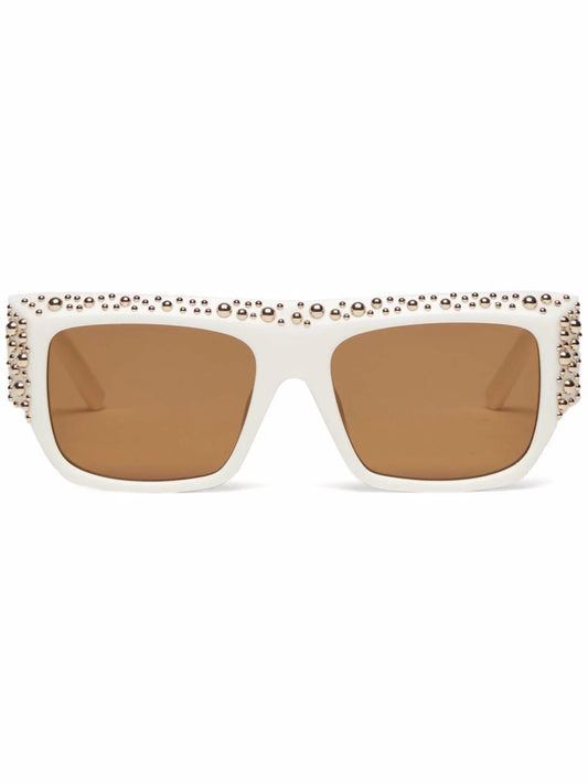 Casablanca studded square-frame sunglasses