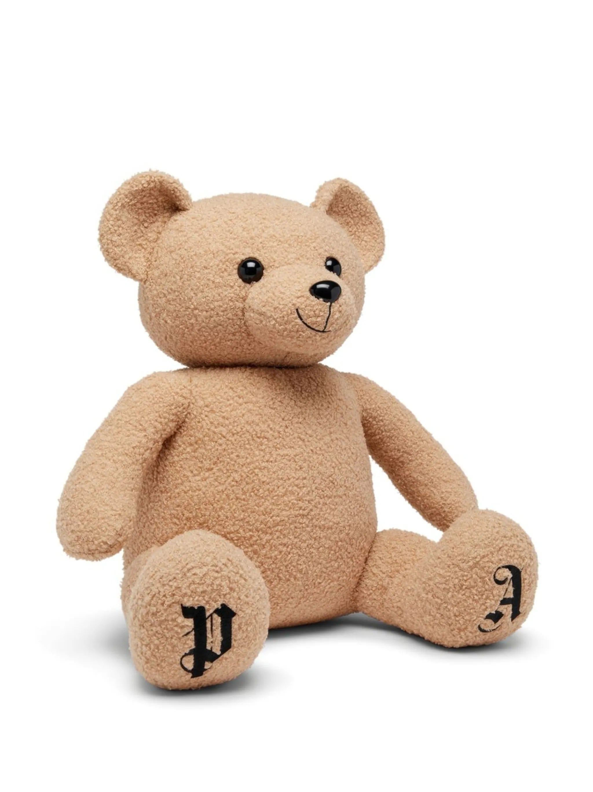 logo-embroidered teddy bear