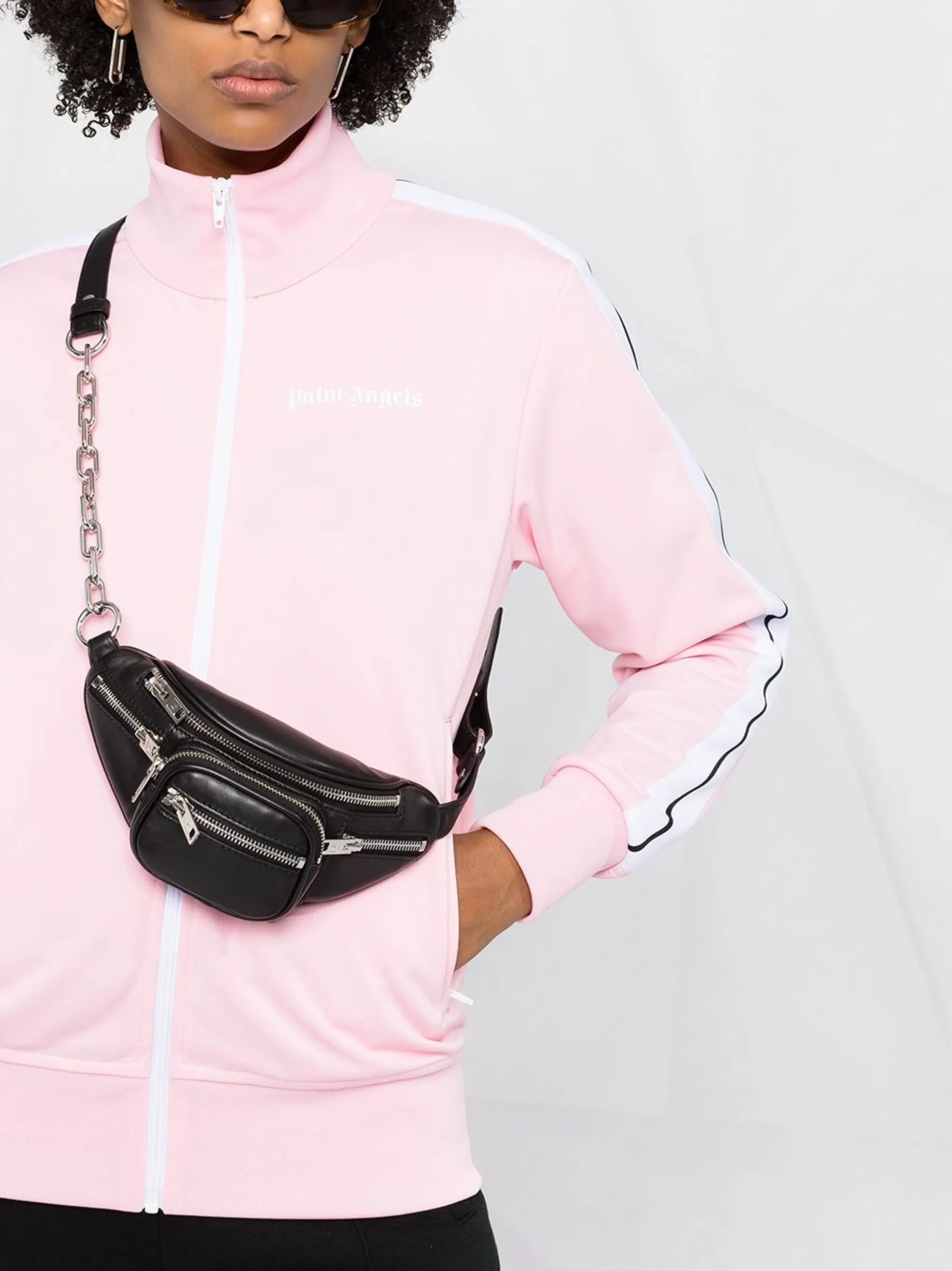 logo-print track jacket