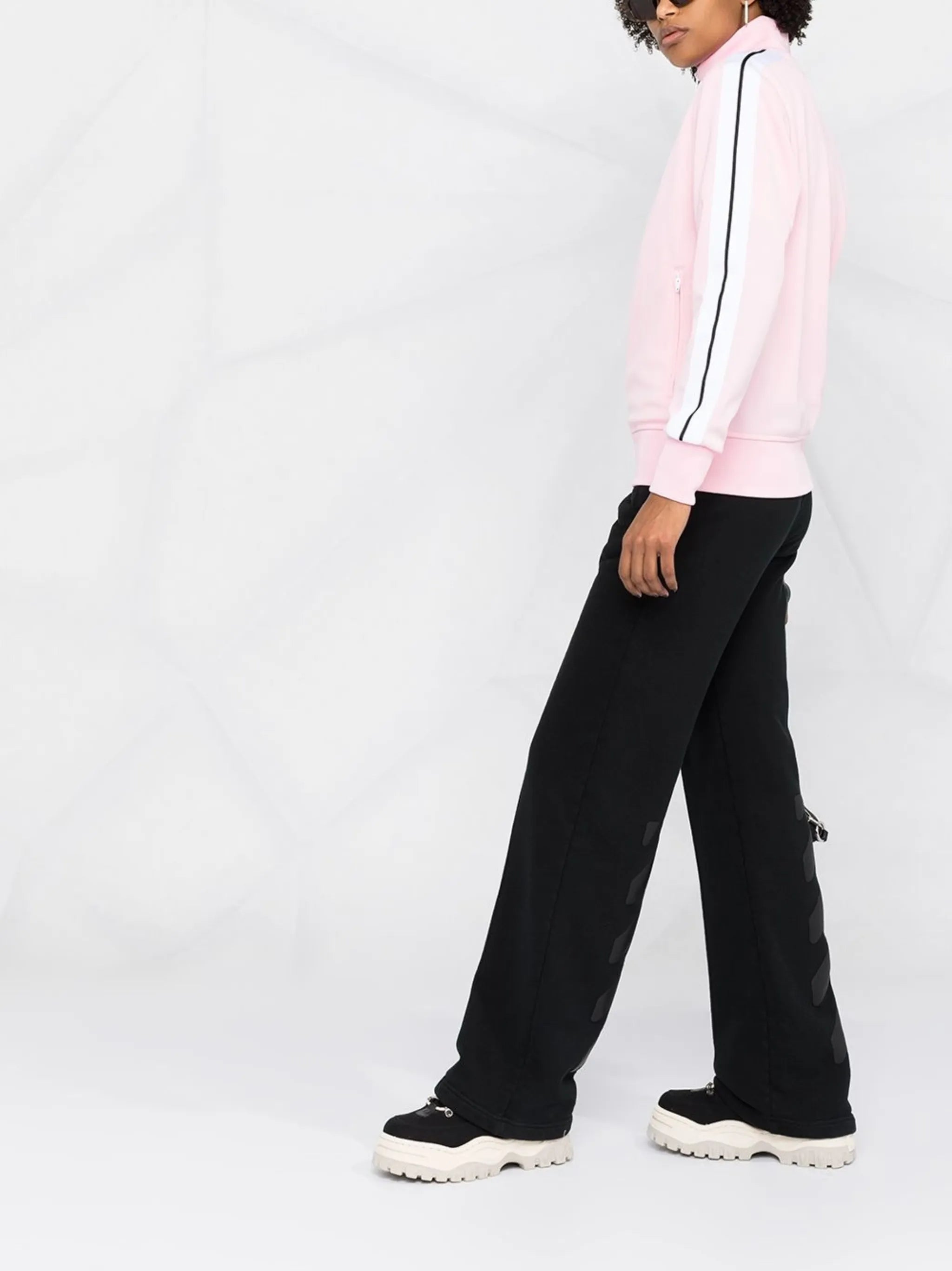 logo-print track jacket