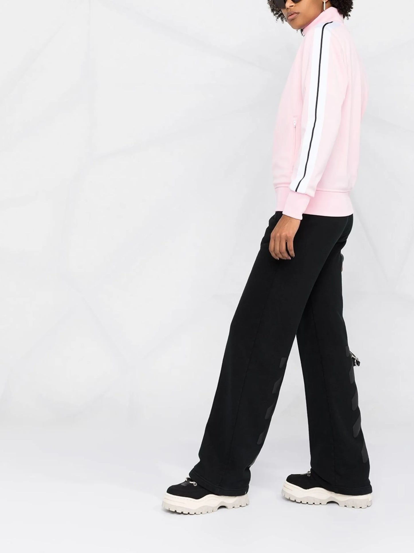logo-print track jacket