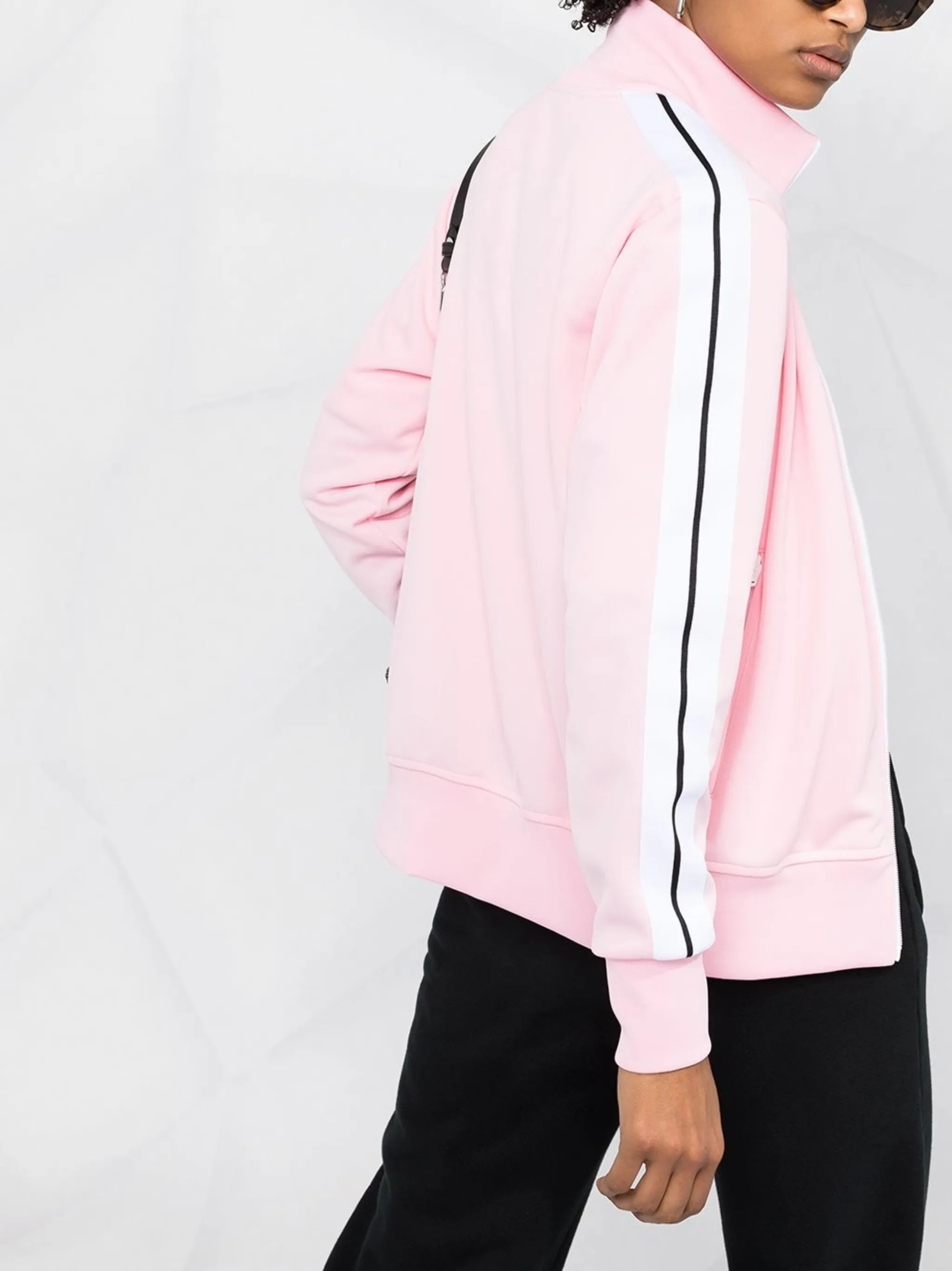 logo-print track jacket
