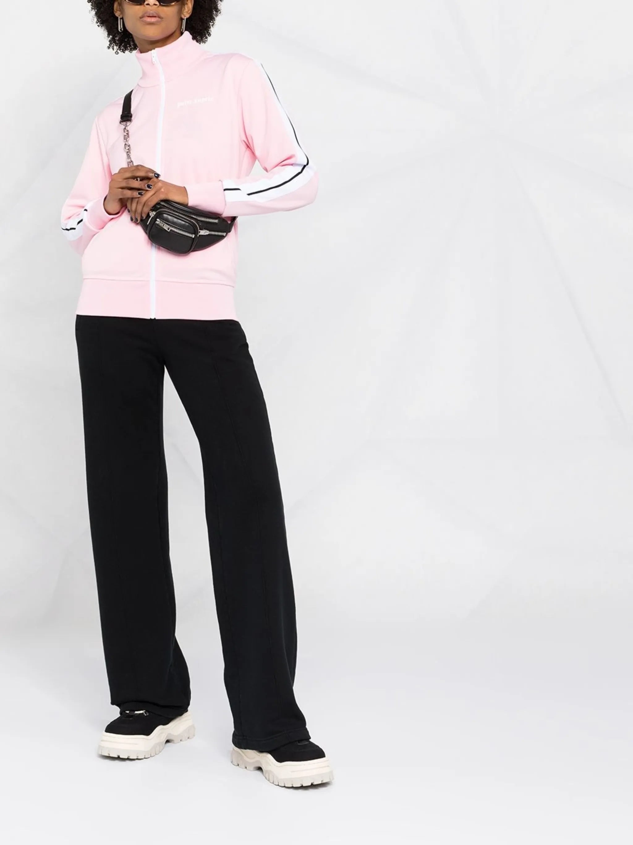 logo-print track jacket
