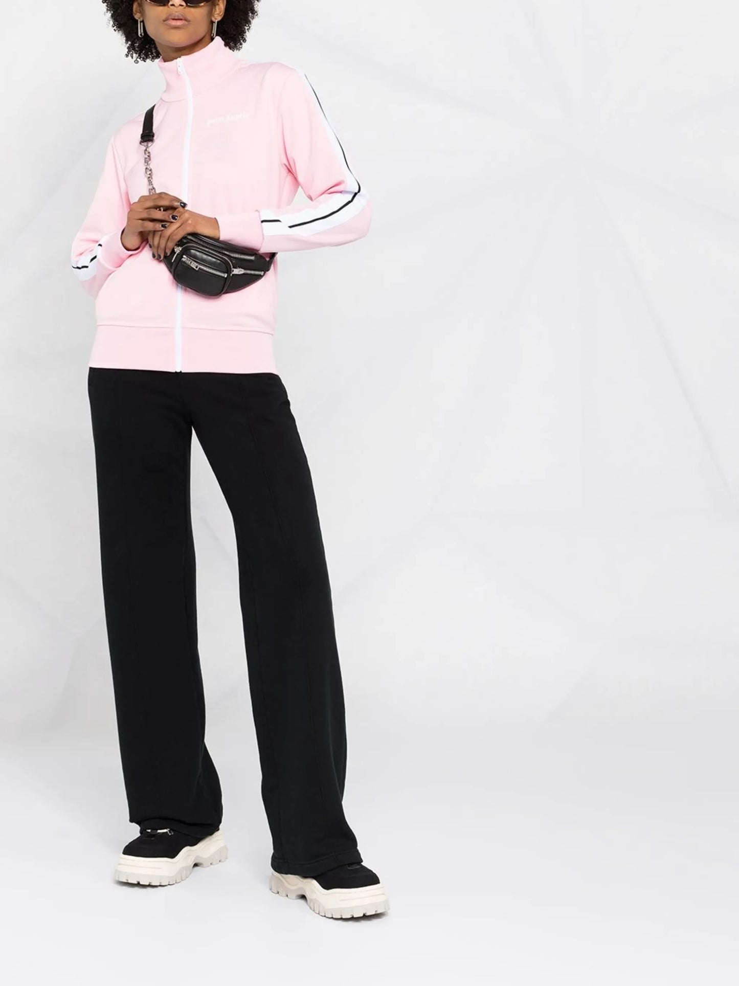 logo-print track jacket