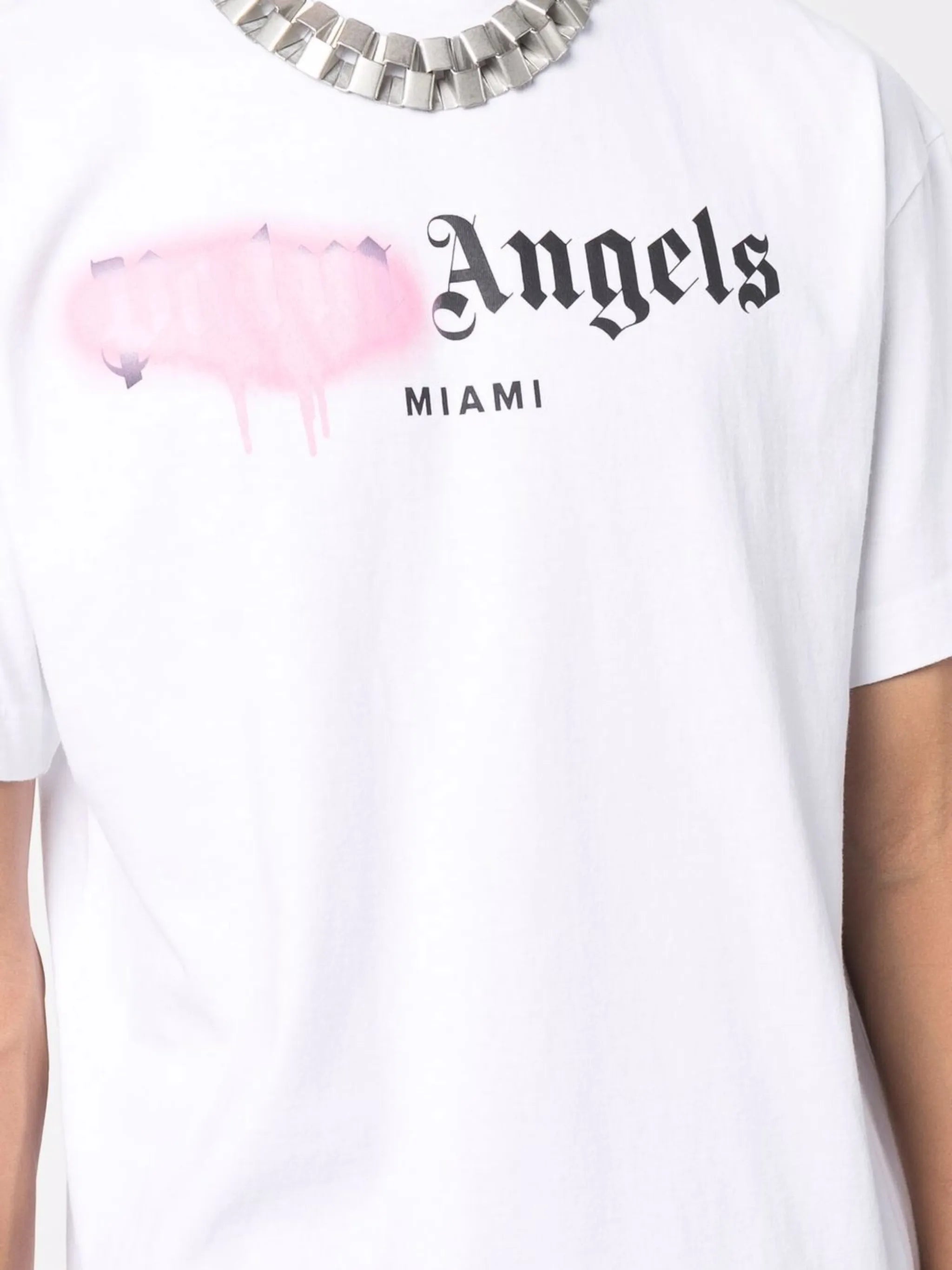 Miami sprayed-logo T-shirt