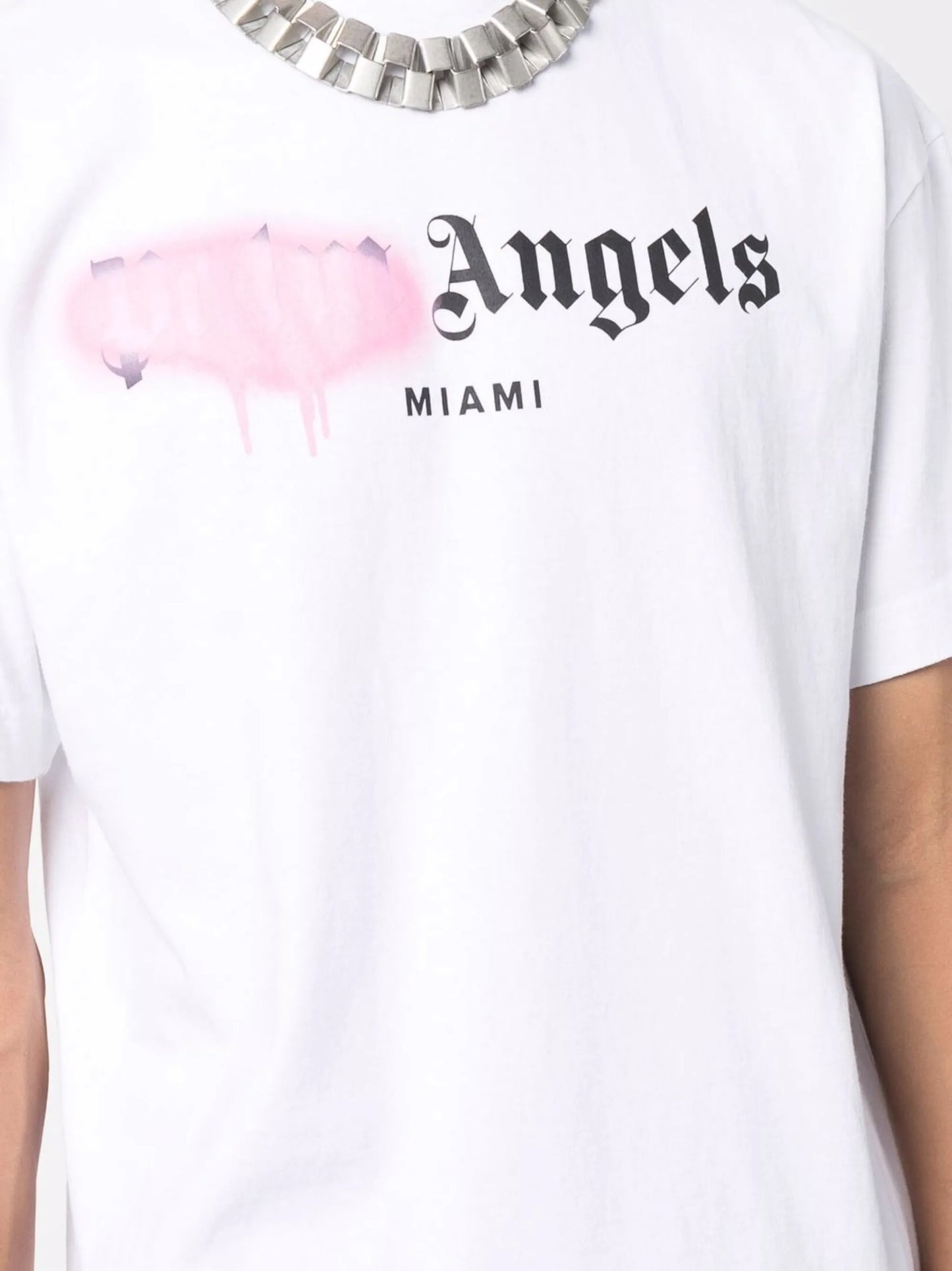 Miami sprayed-logo T-shirt
