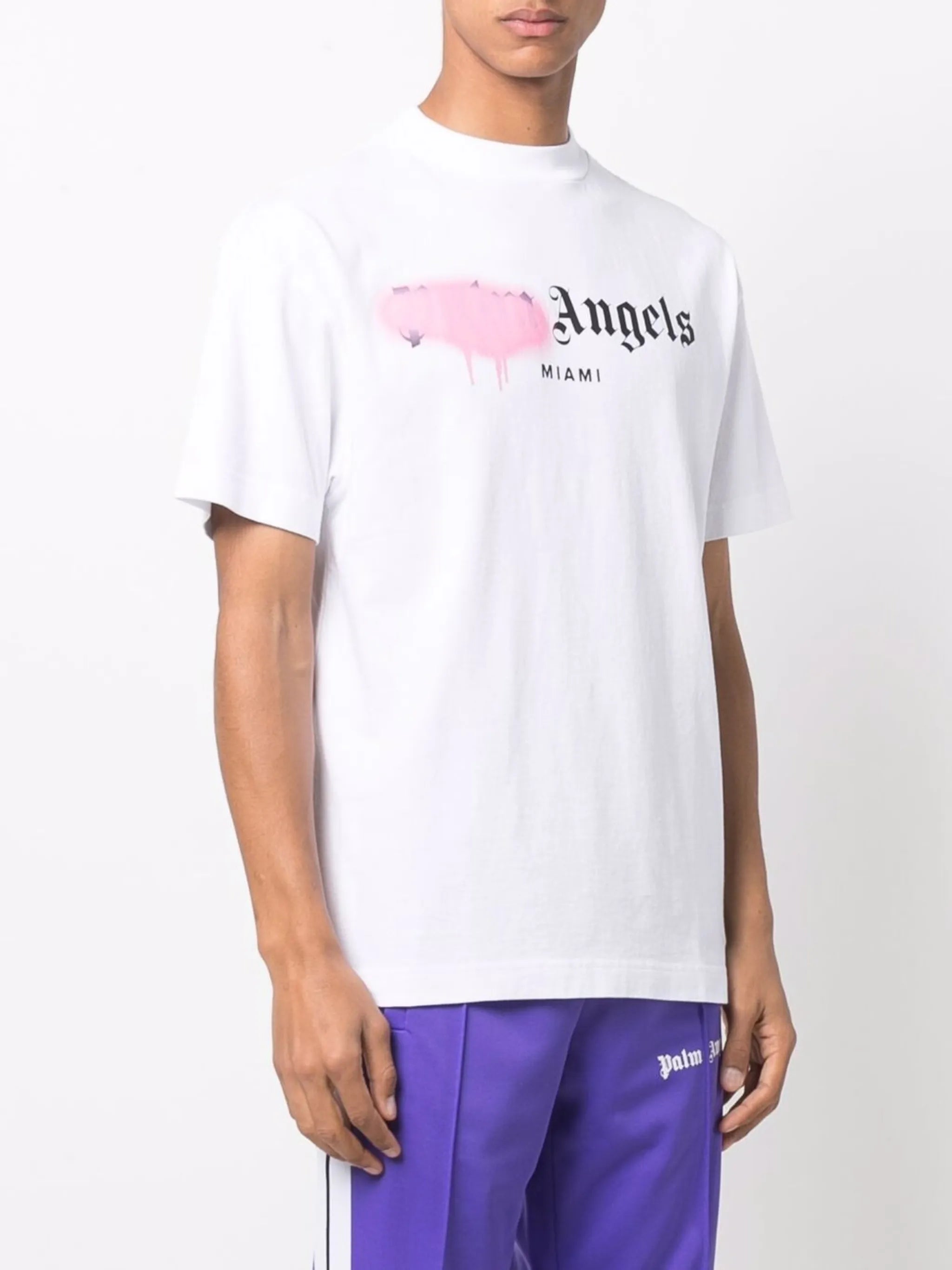 Miami sprayed-logo T-shirt