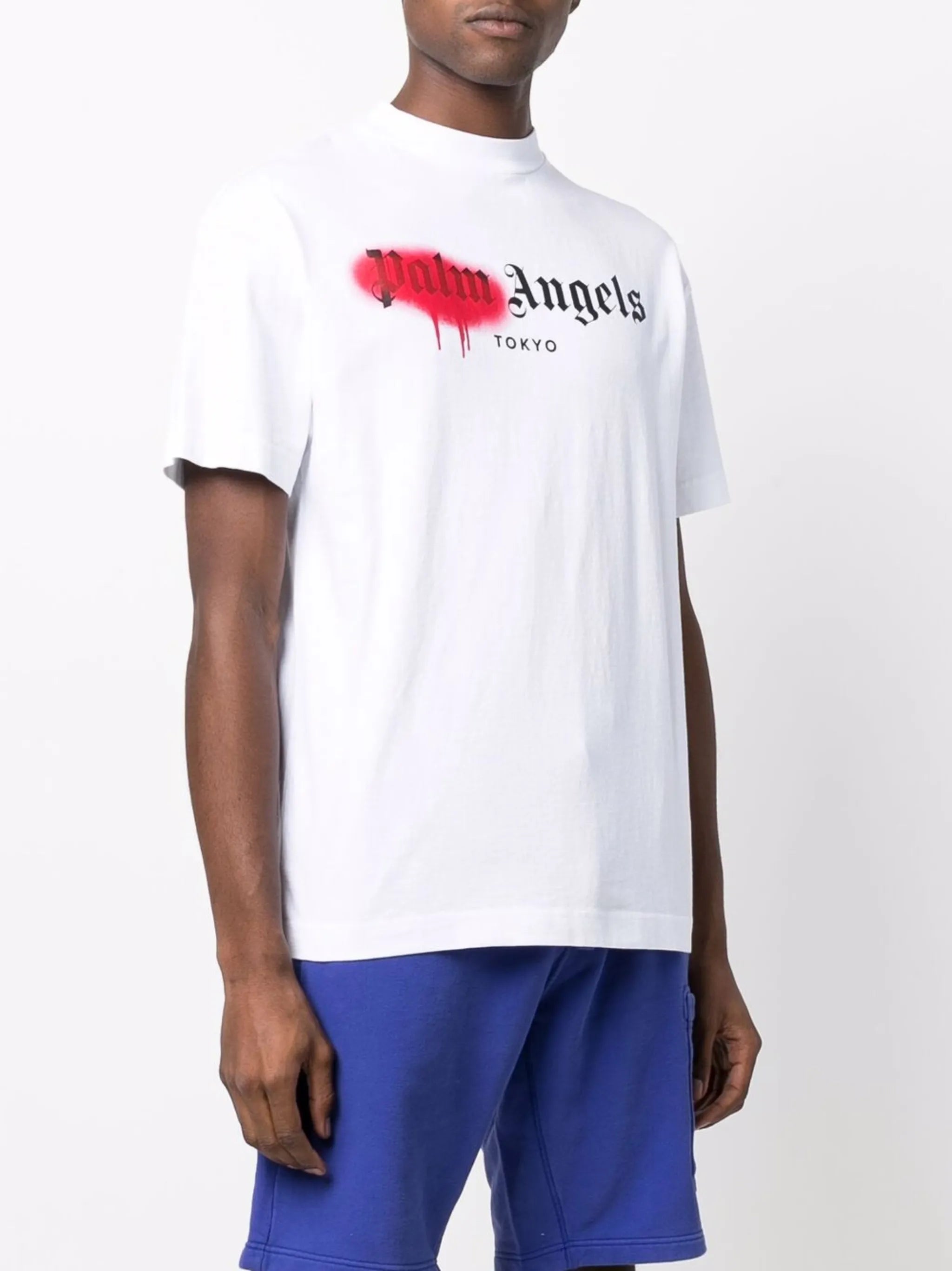 Tokyo sprayed-logo T-shirt
