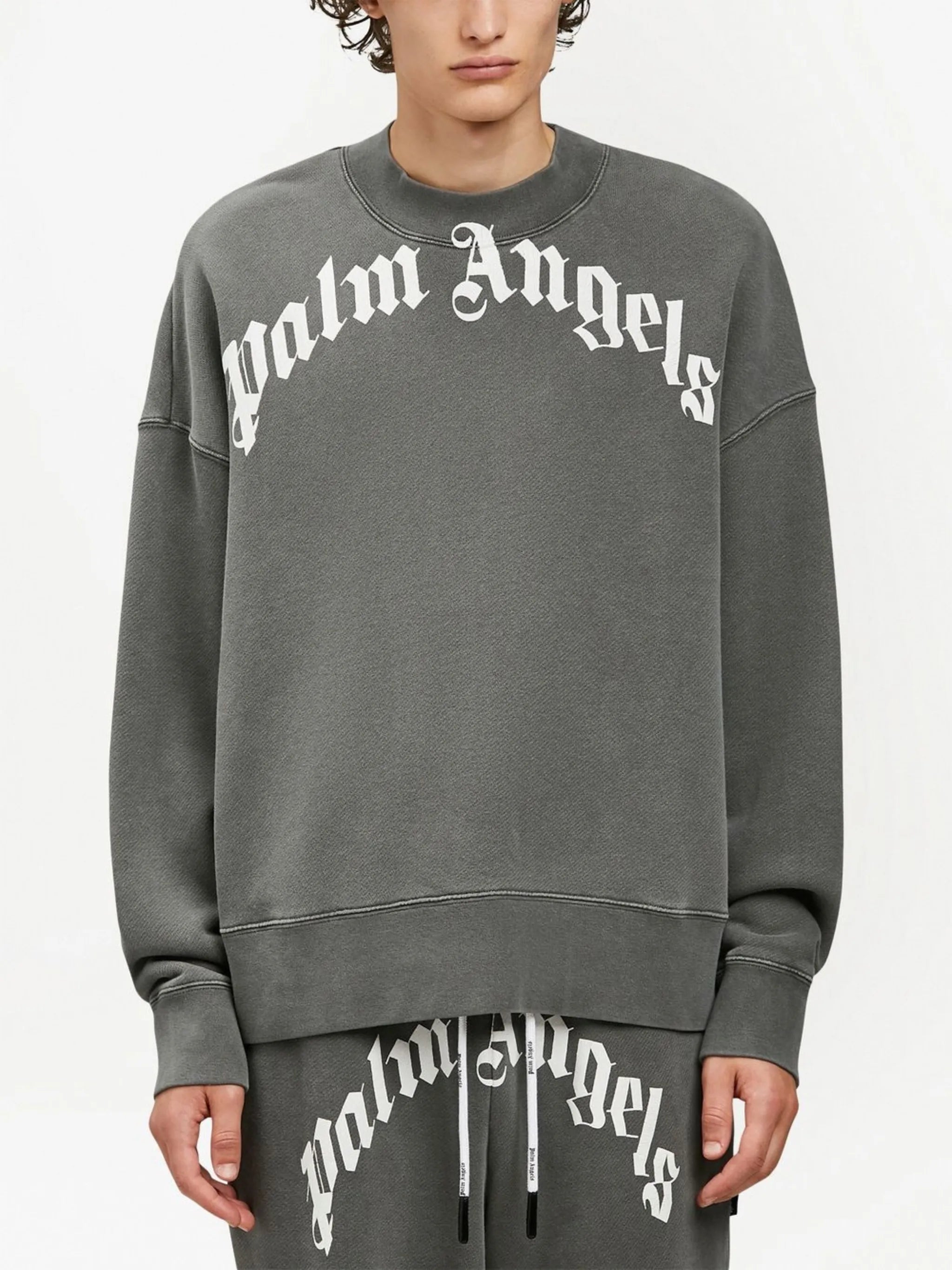 logo-print cotton sweatshirt