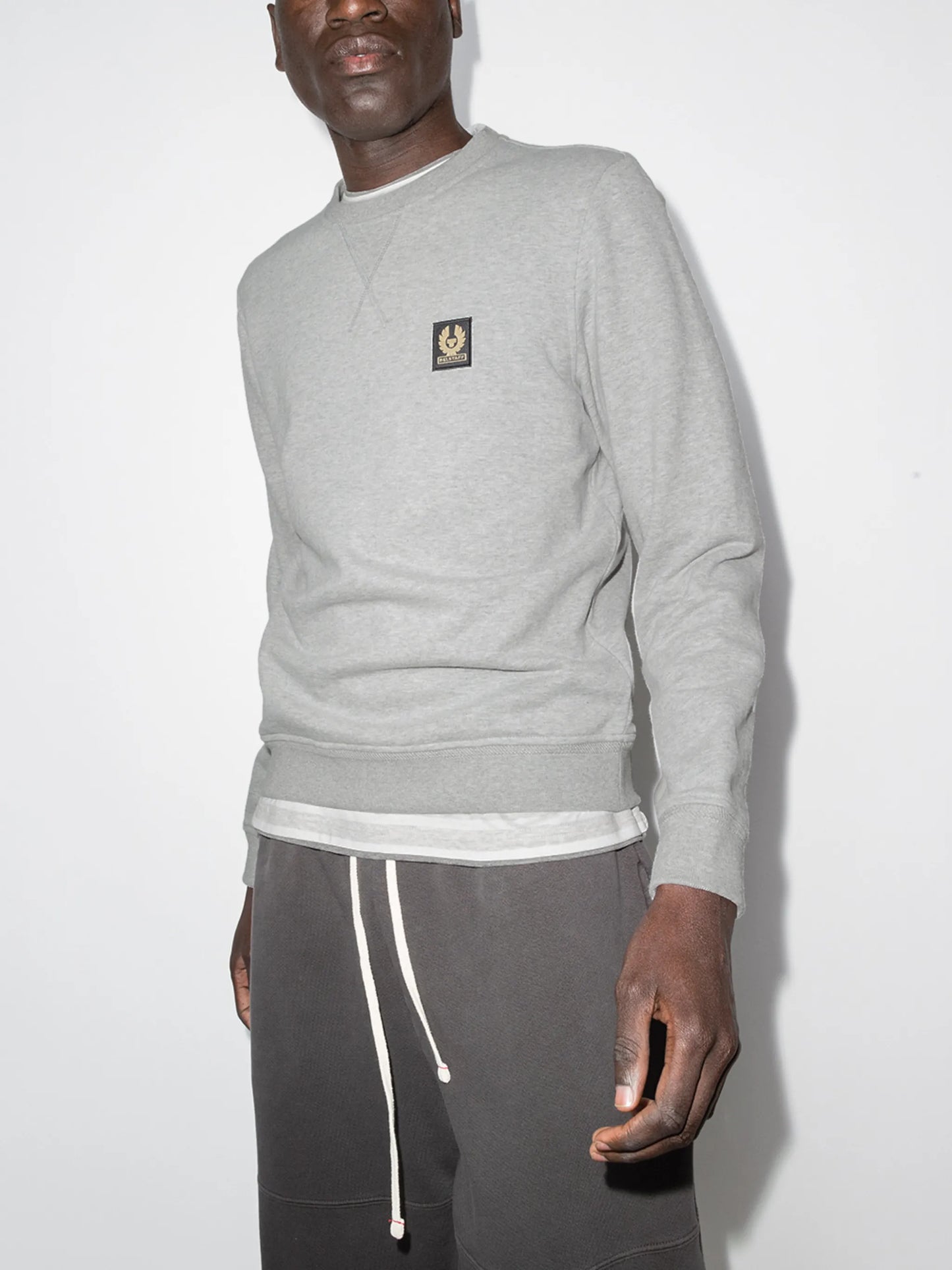 logo patch cotton sweatshirt