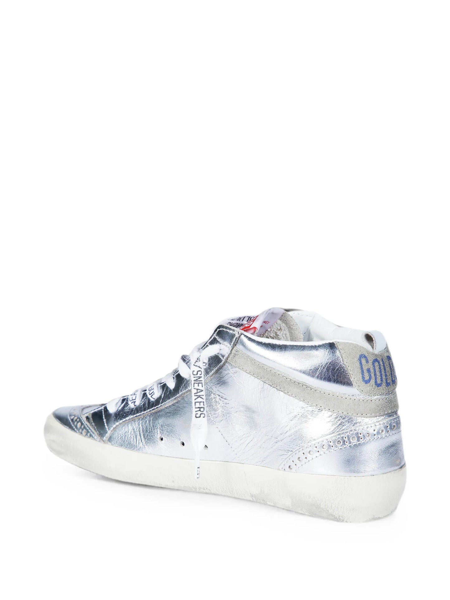 Mid-Star laminated sneakers