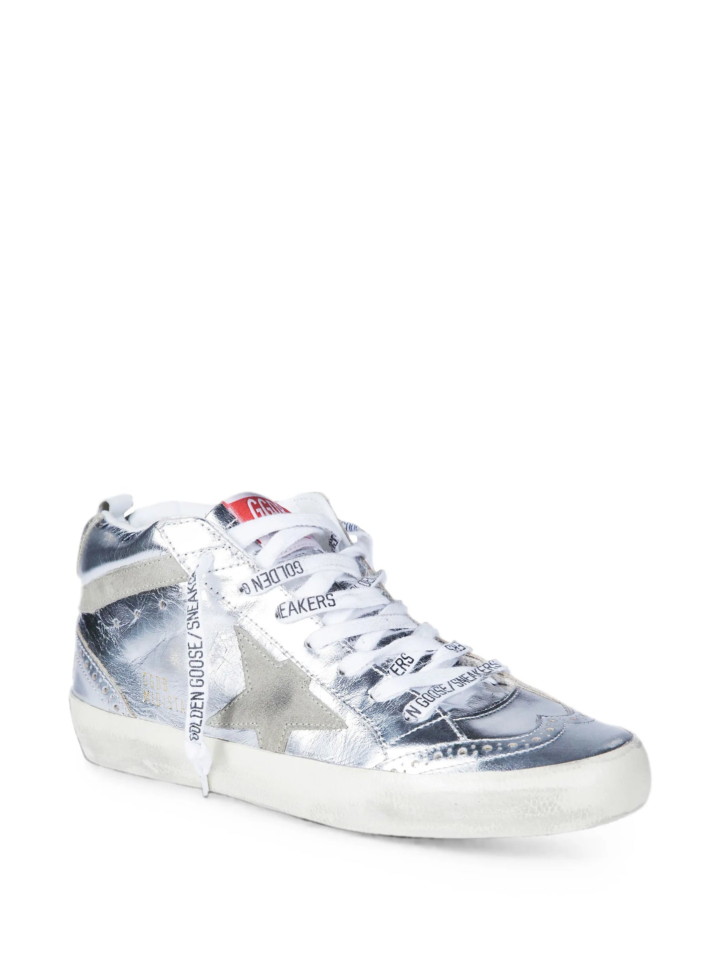 Mid-Star laminated sneakers