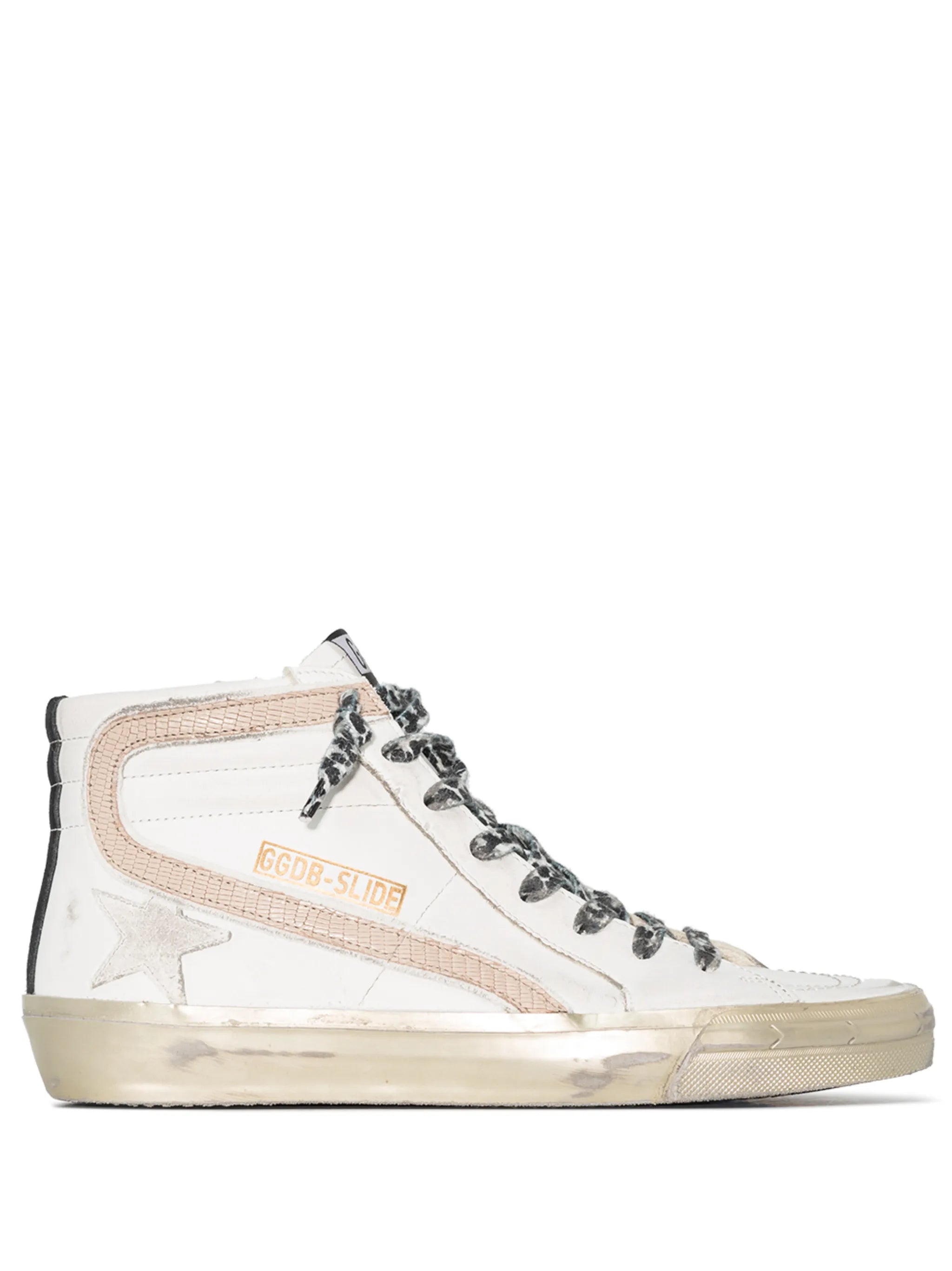 Slide high-top sneakers