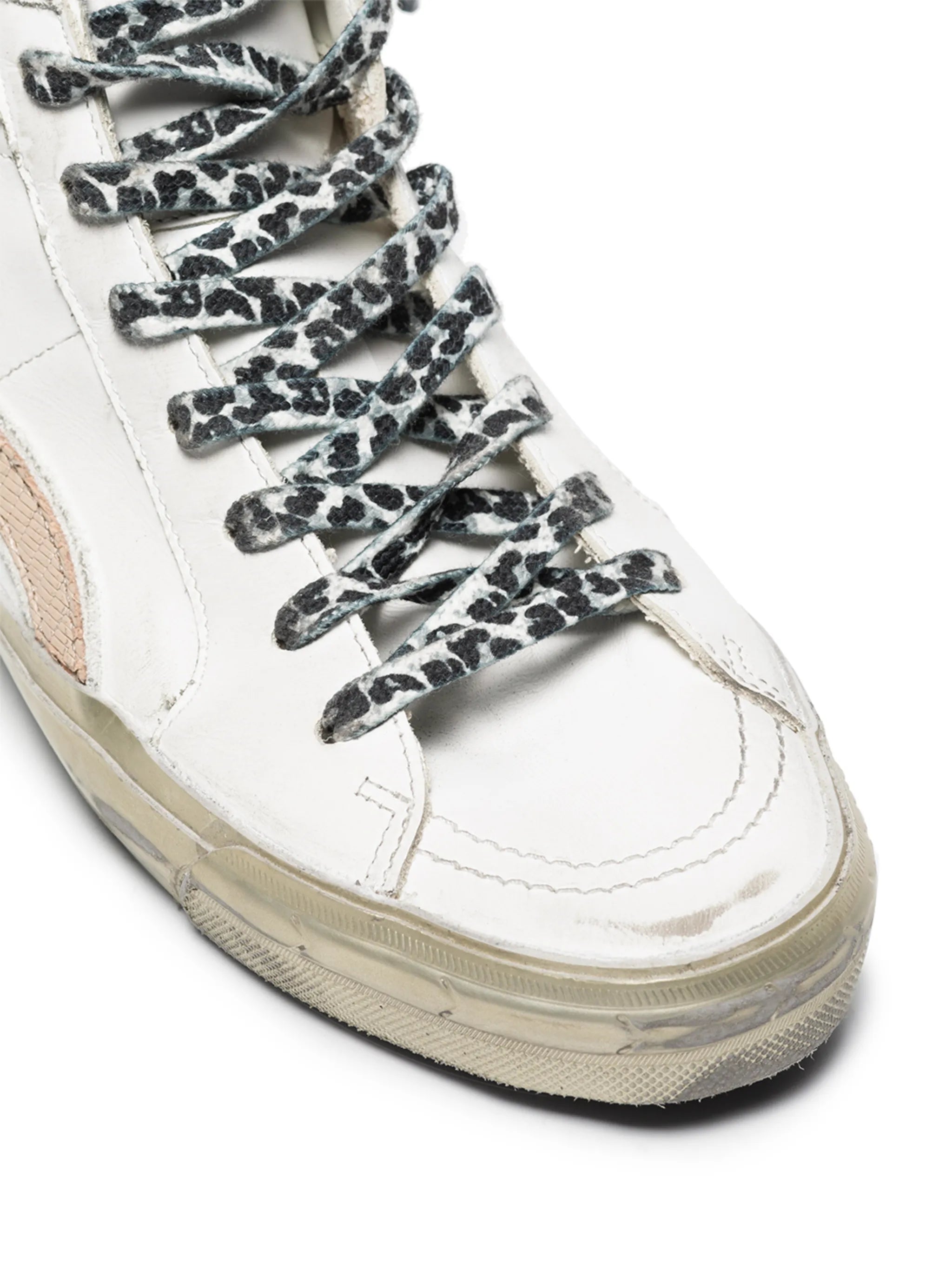 Slide high-top sneakers