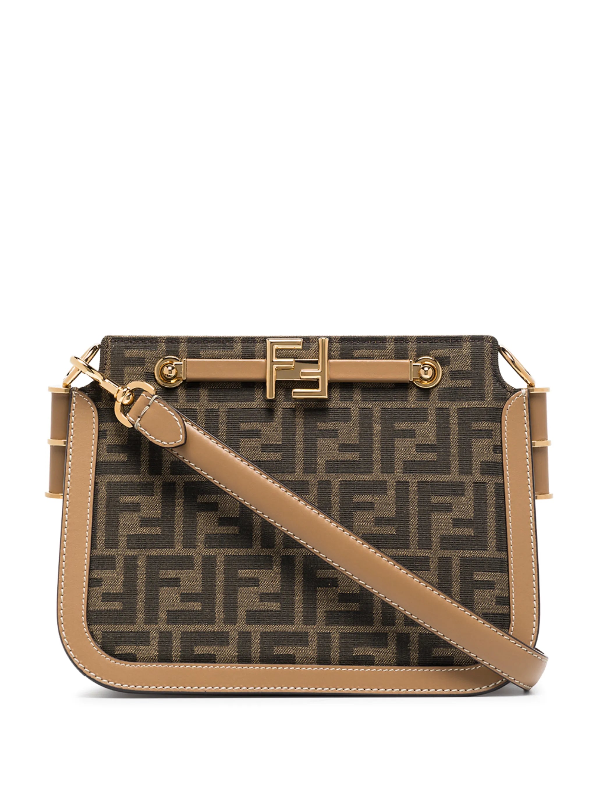 Touch FF-print shoulder bag