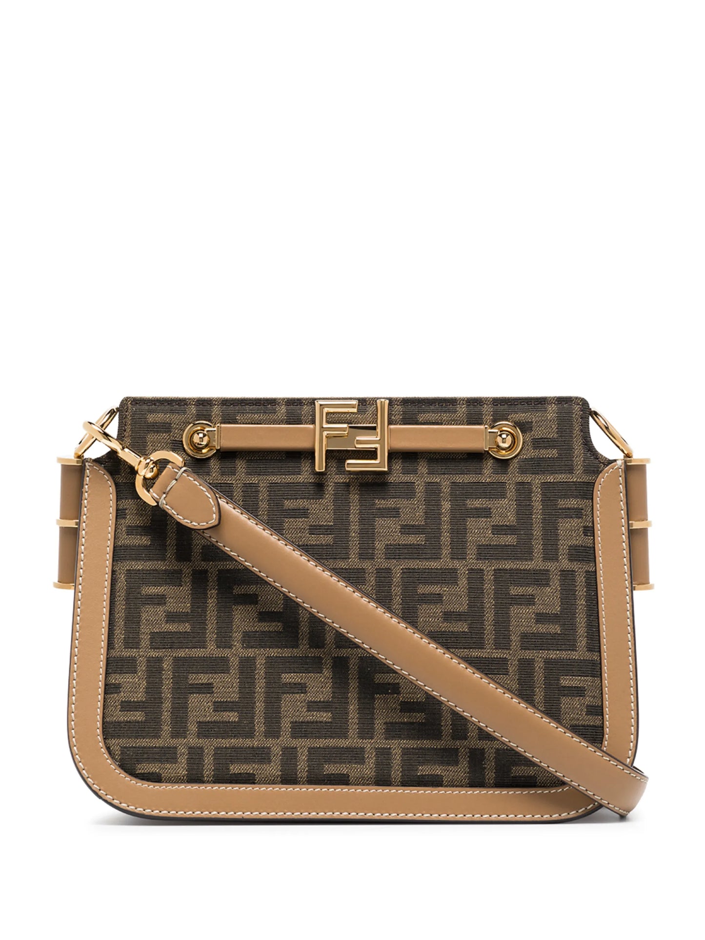 Touch FF-print shoulder bag