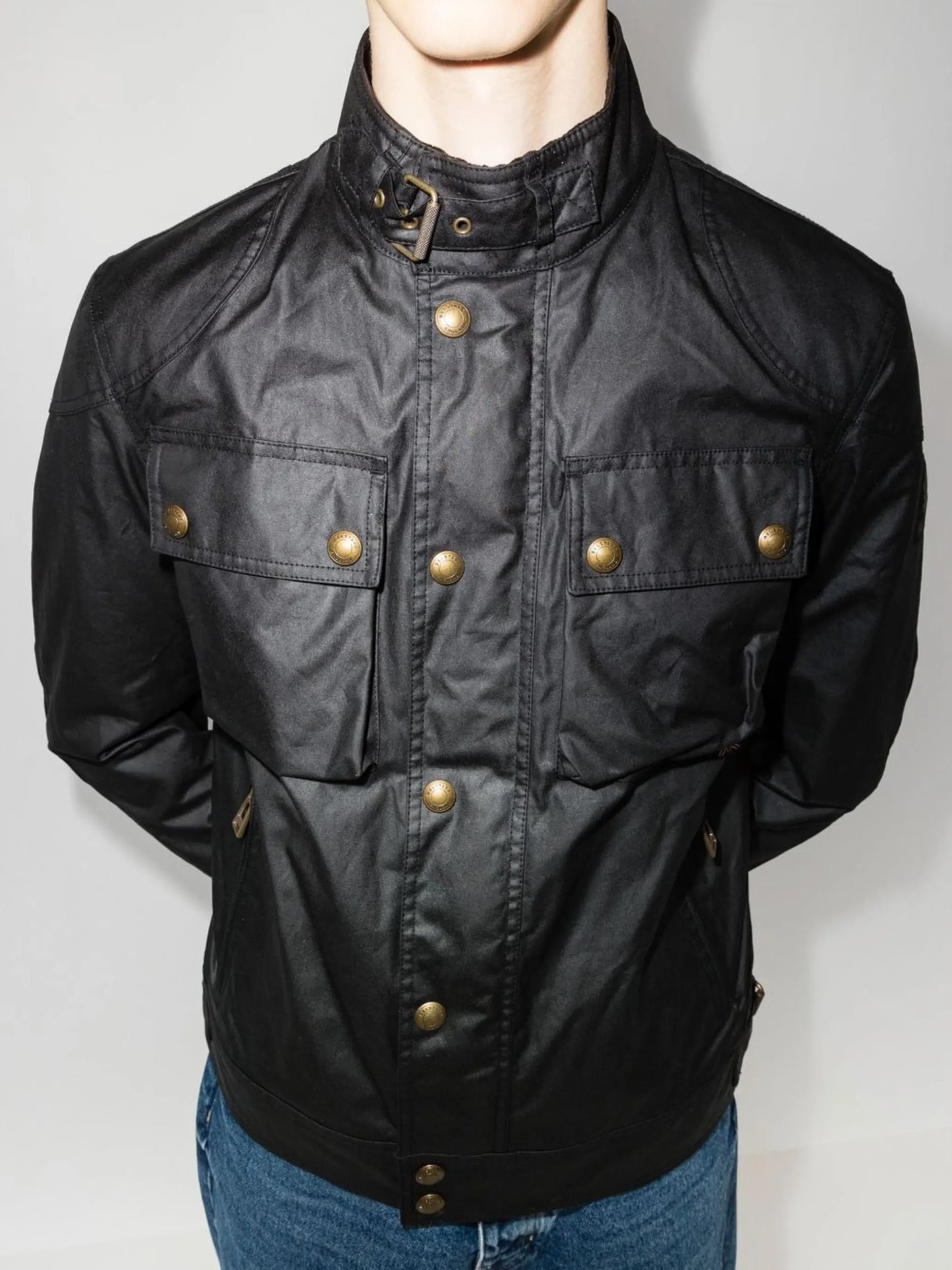 Racemaster button-up jacket