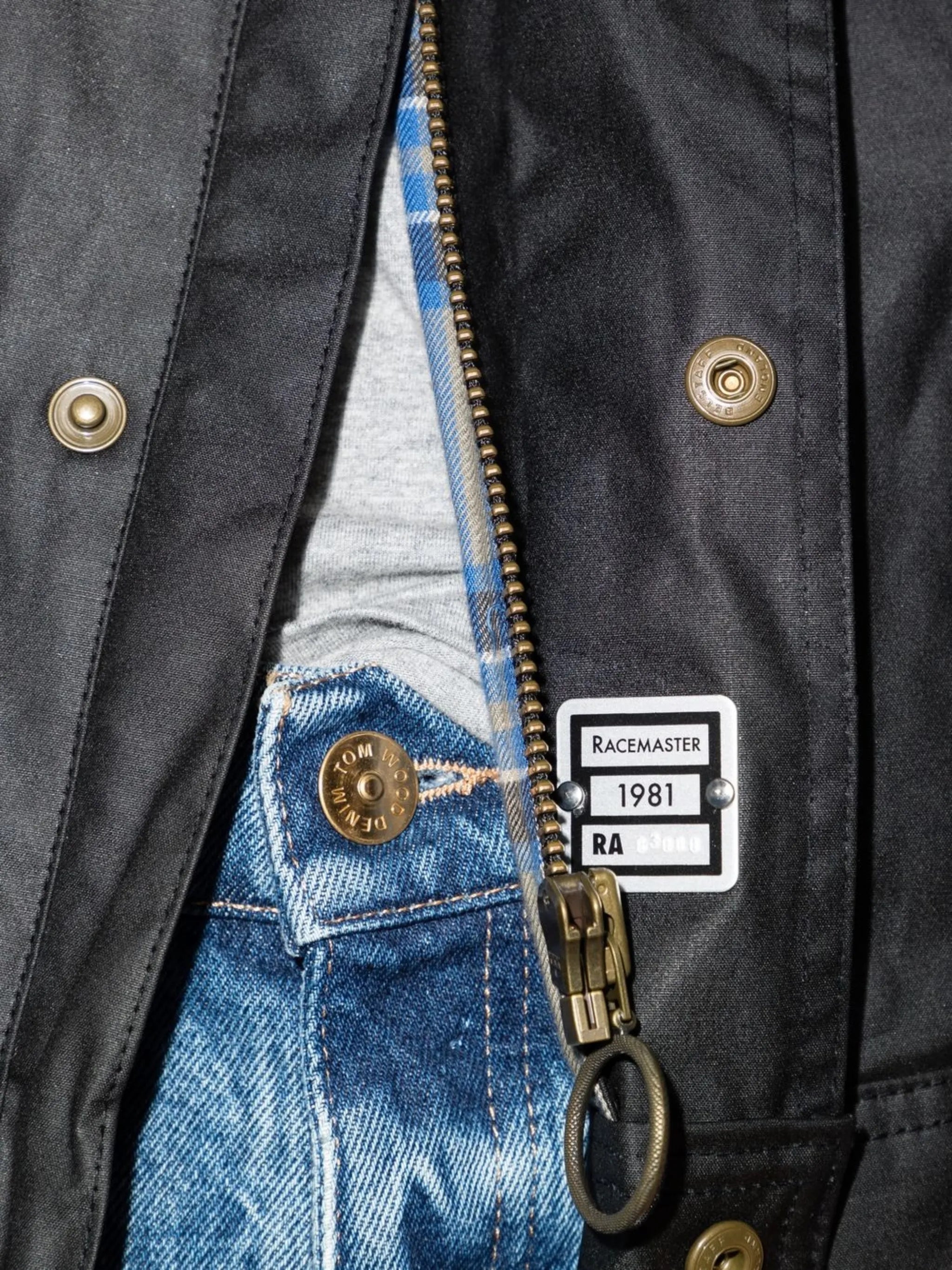 Racemaster button-up jacket