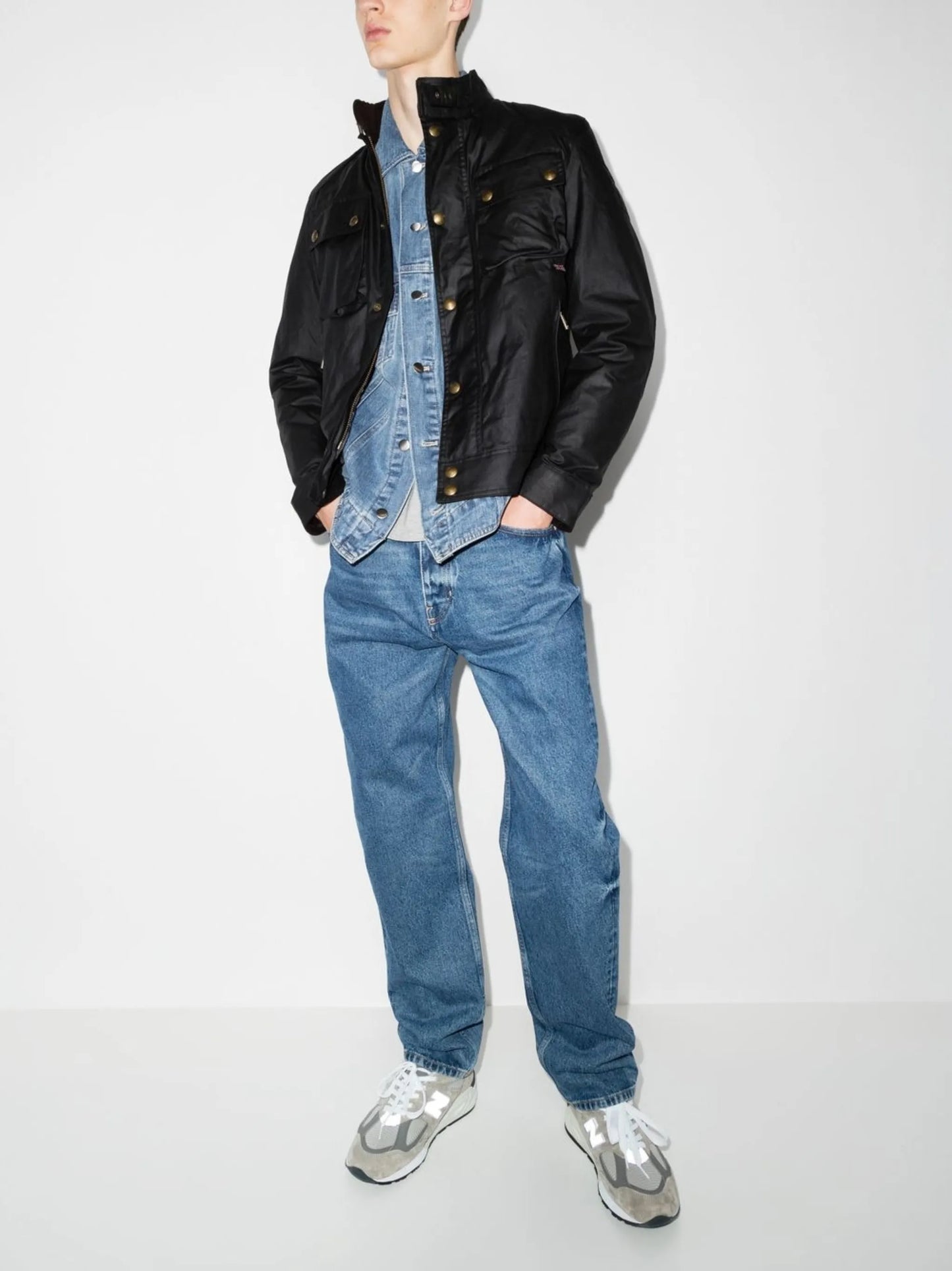 Racemaster button-up jacket